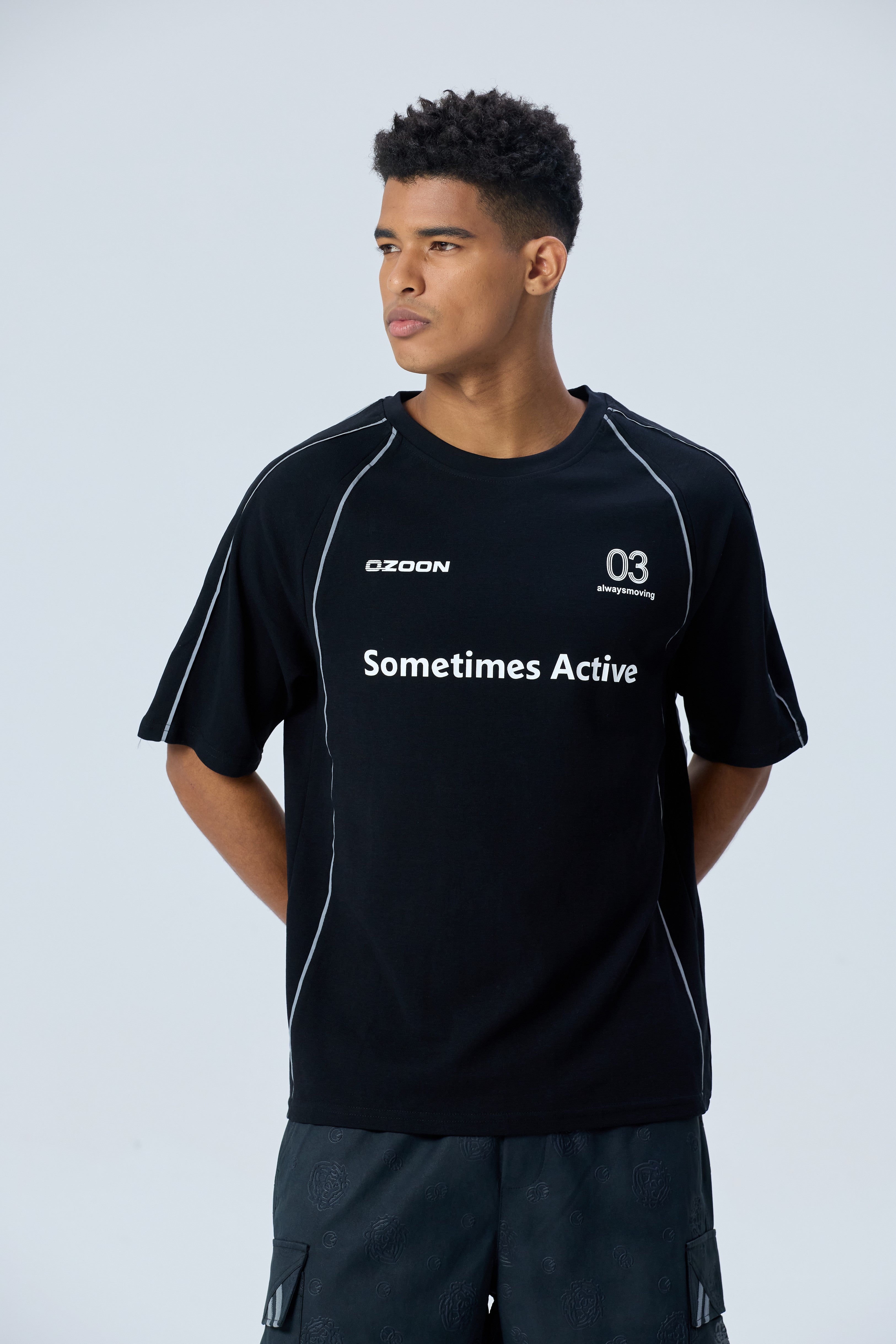 CLASSIC SPORTS T-SHIRT BLACK 06