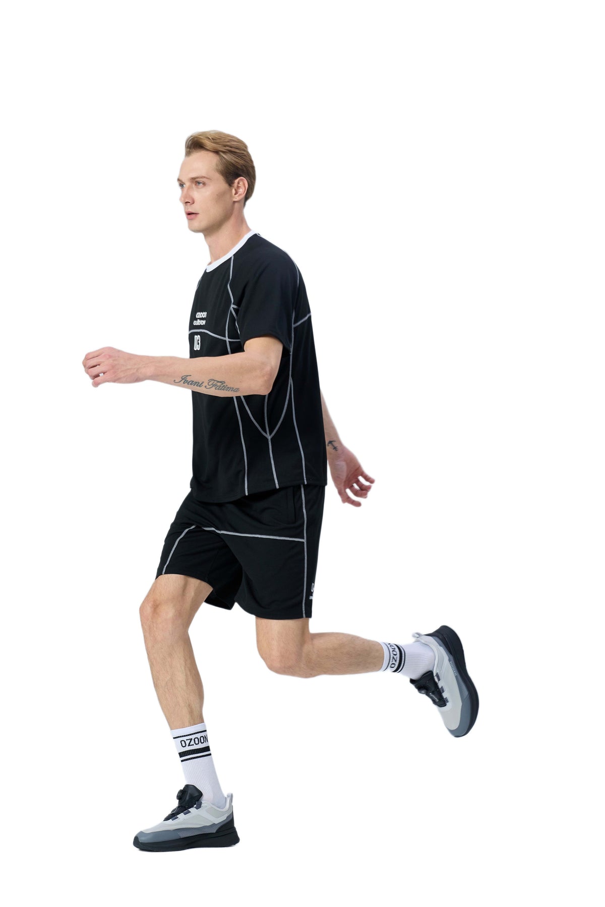 CLASSIC SPORTS T-SHIRT SET BLACK 04