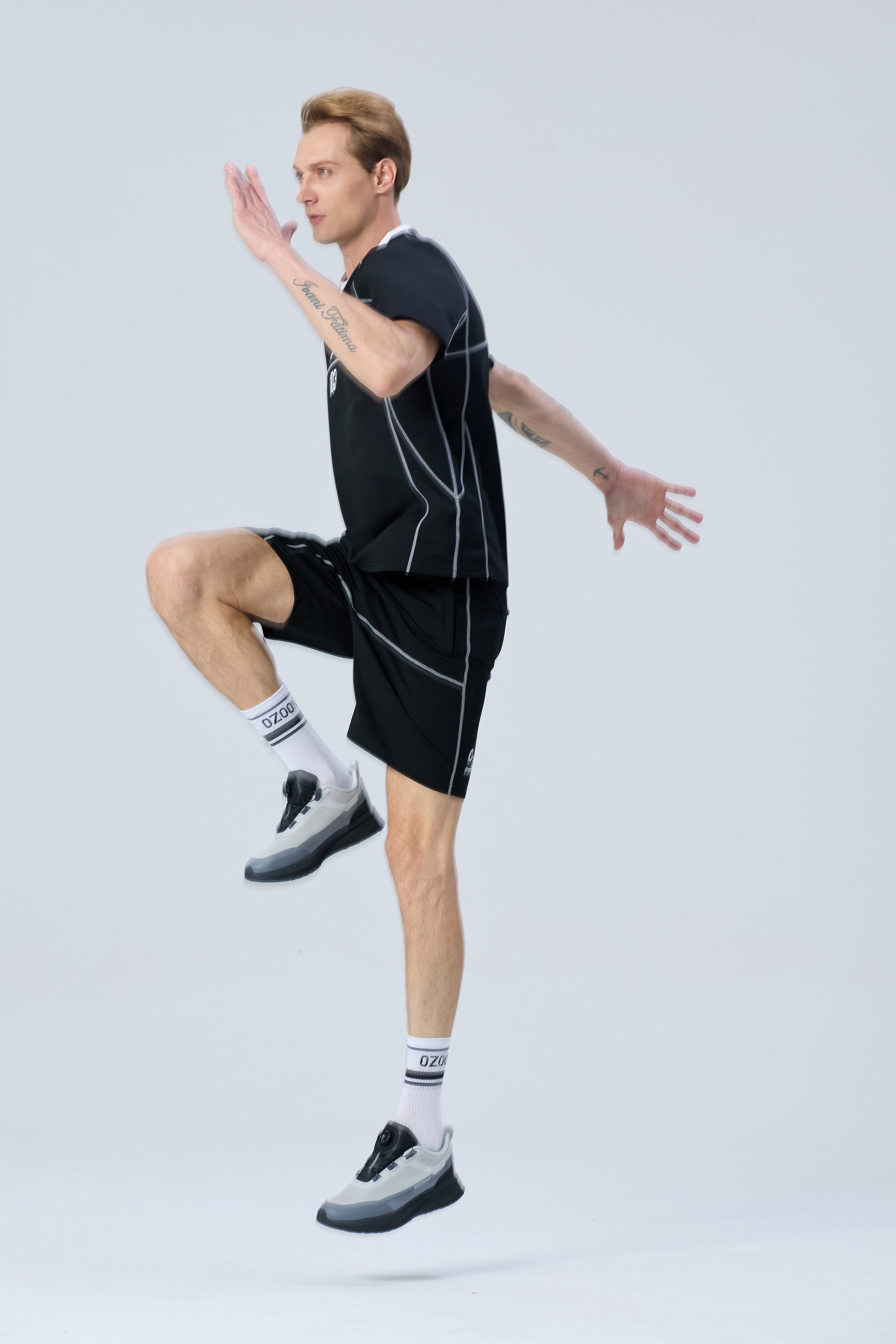 CLASSIC SPORTS T-SHIRT SET BLACK 05