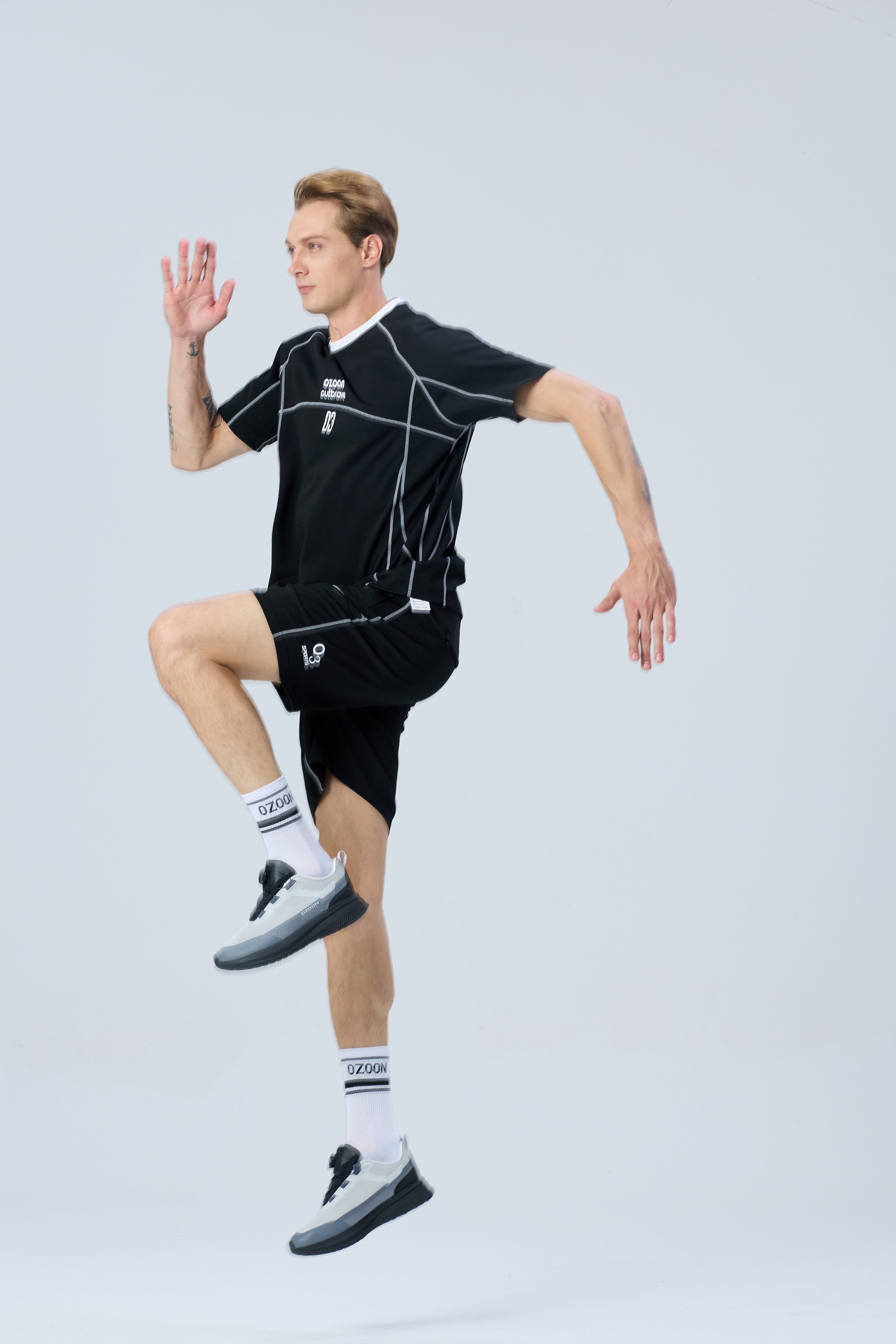 CLASSIC SPORTS T-SHIRT SET BLACK 06