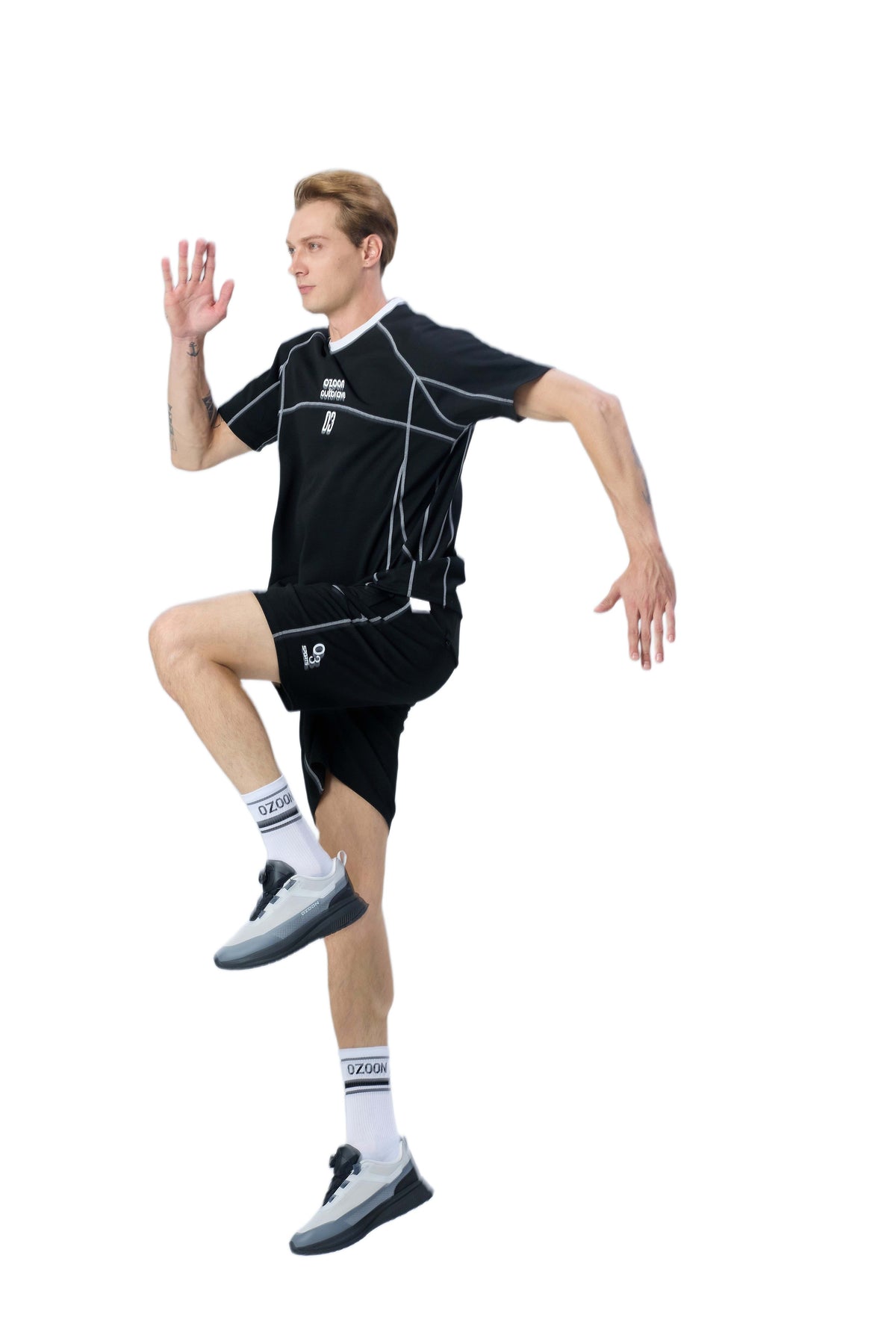 CLASSIC SPORTS T-SHIRT SET BLACK 06