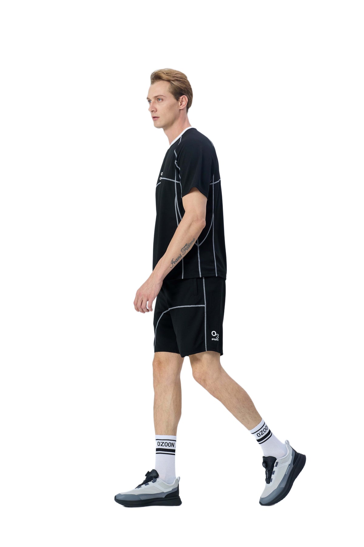 CLASSIC SPORTS T-SHIRT SET BLACK 07