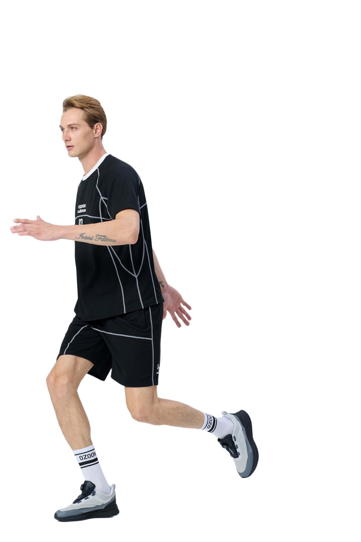 CLASSIC SPORTS T-SHIRT SET BLACK 09