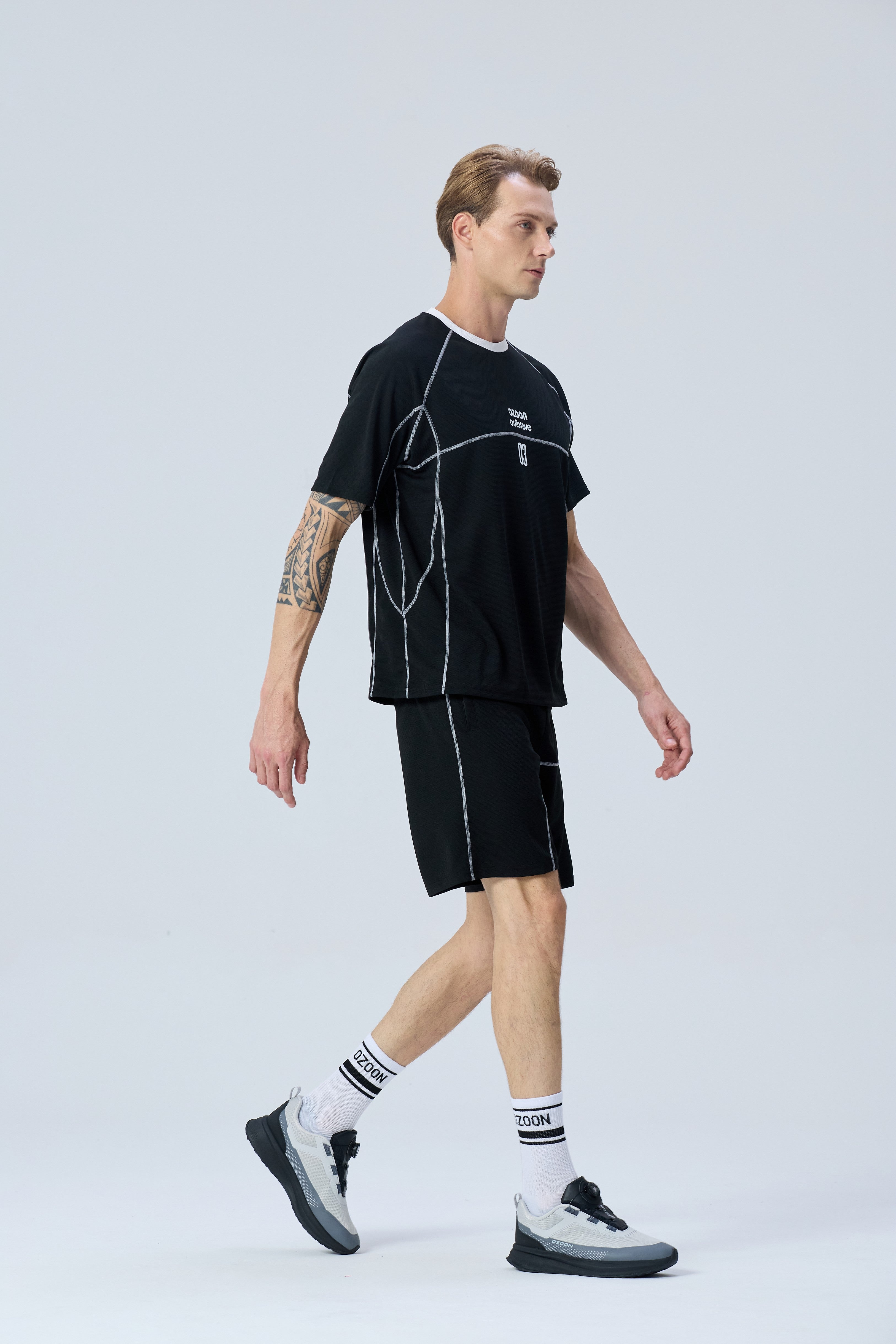 CLASSIC SPORTS T-SHIRT SET BLACK 10