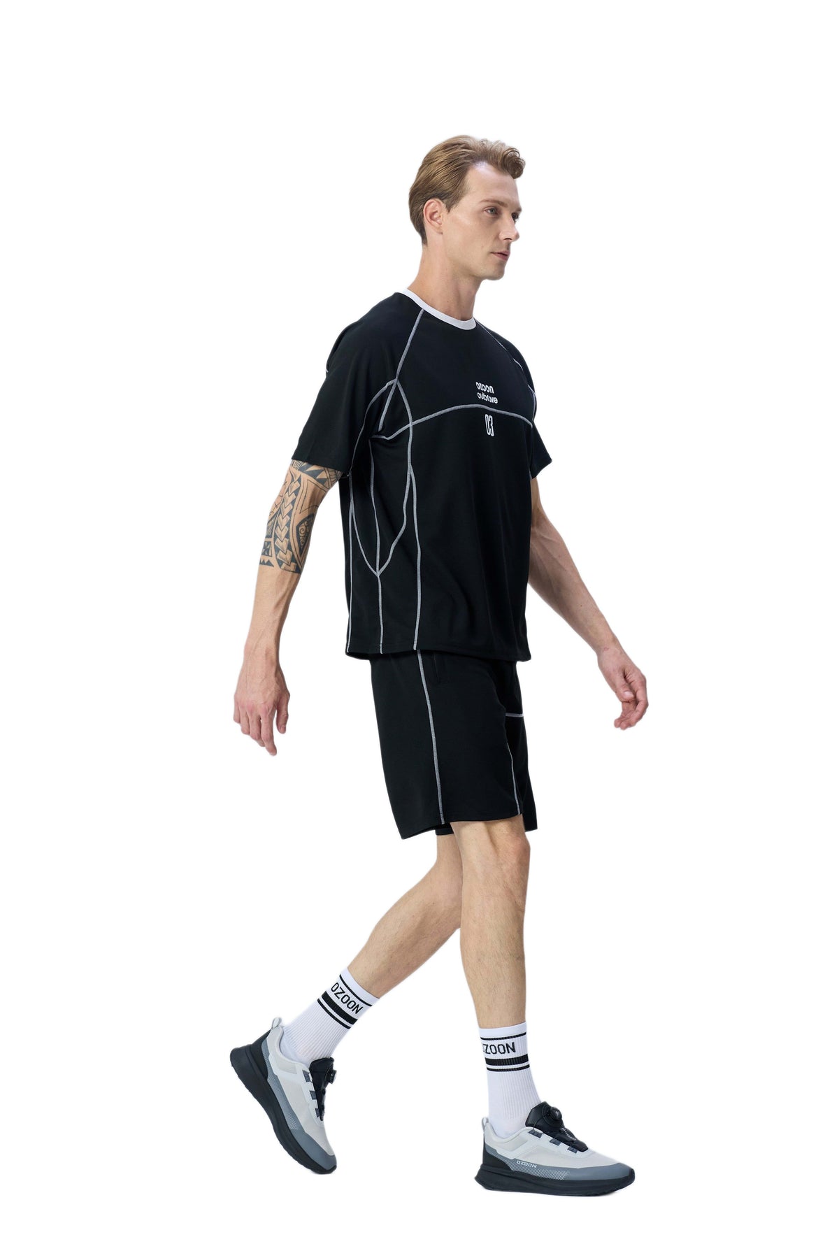 CLASSIC SPORTS T-SHIRT SET BLACK 10