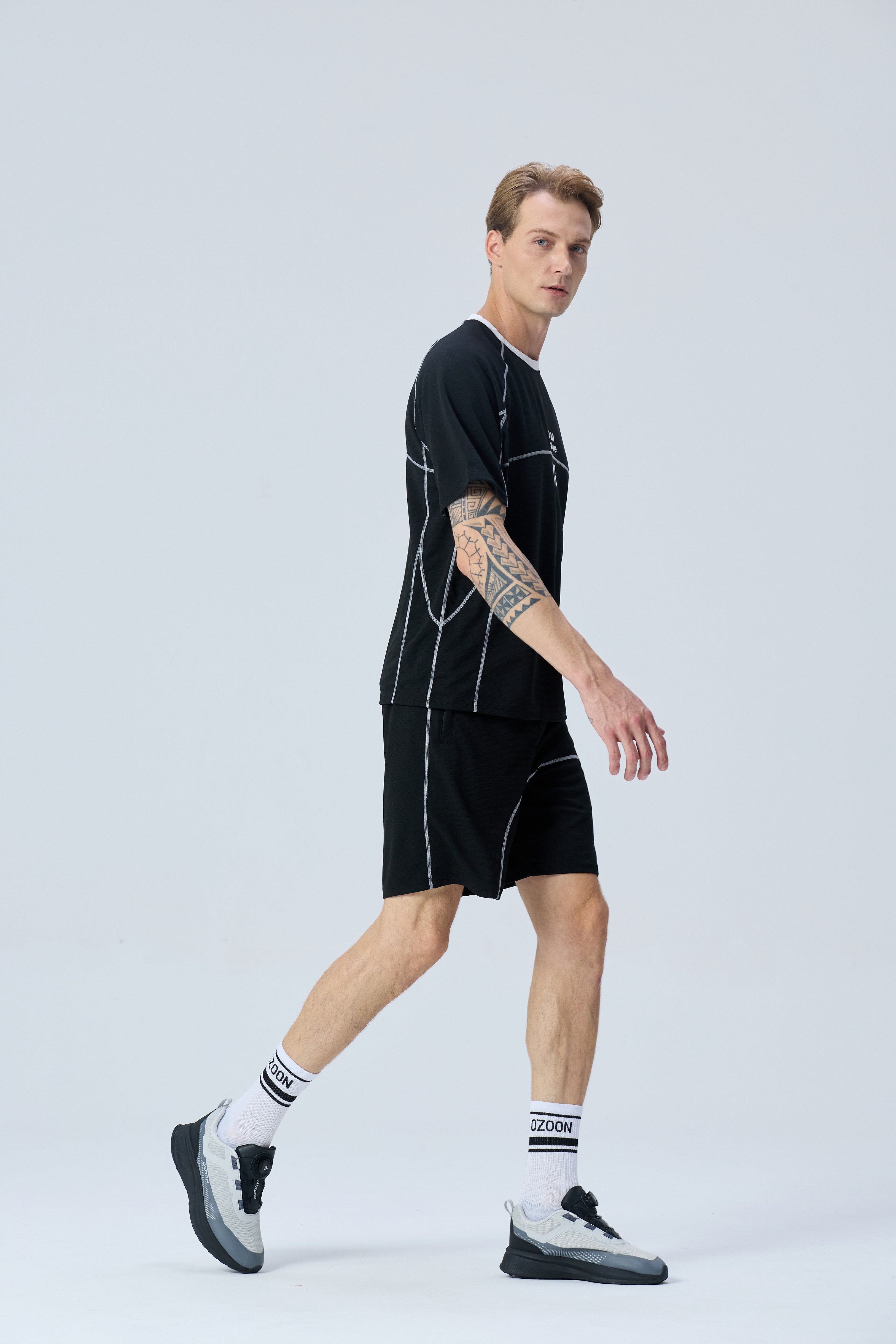 CLASSIC SPORTS T-SHIRT SET BLACK 11