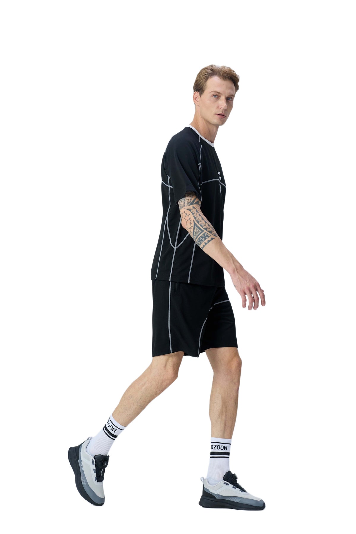 CLASSIC SPORTS T-SHIRT SET BLACK 11