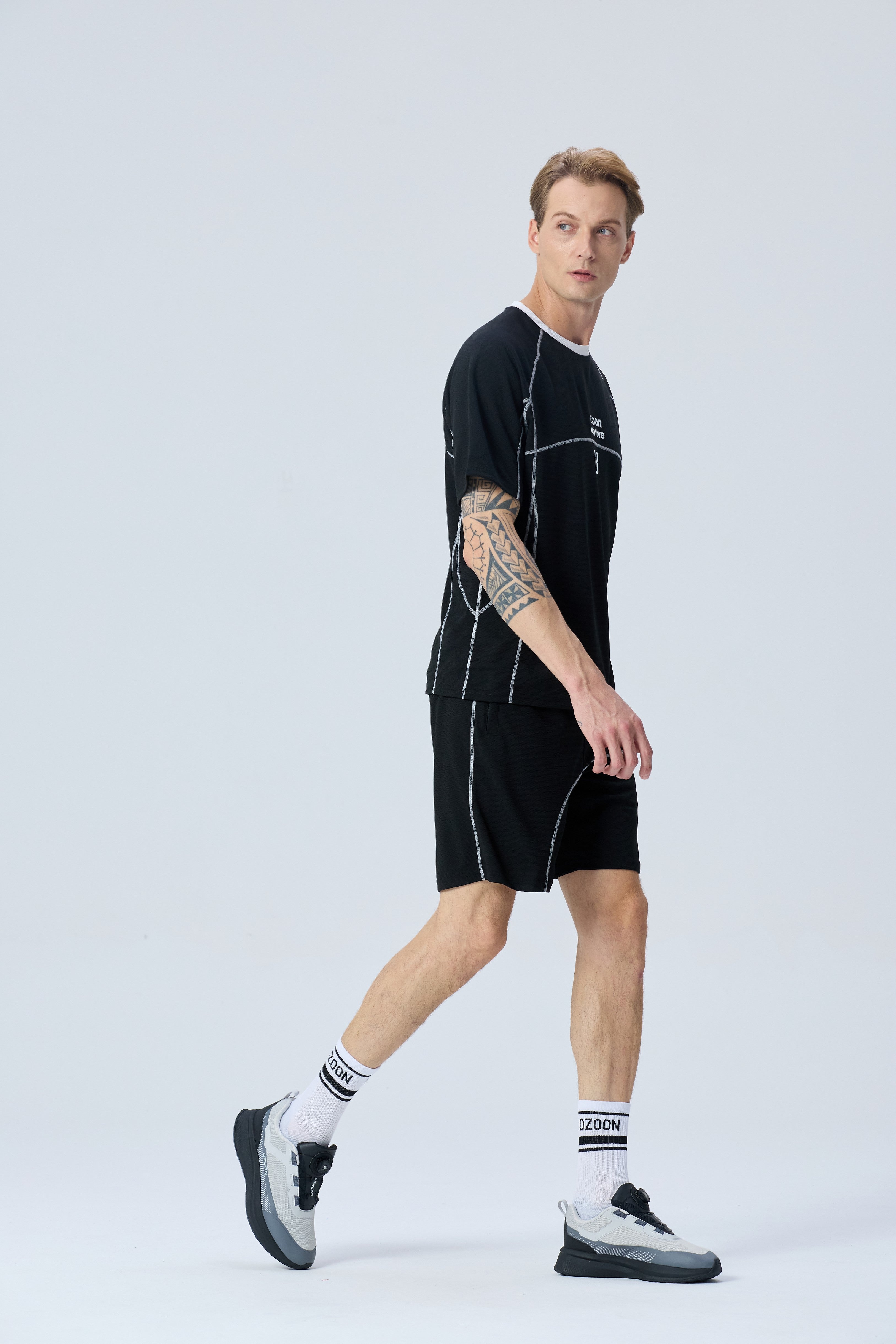 CLASSIC SPORTS T-SHIRT SET BLACK 12