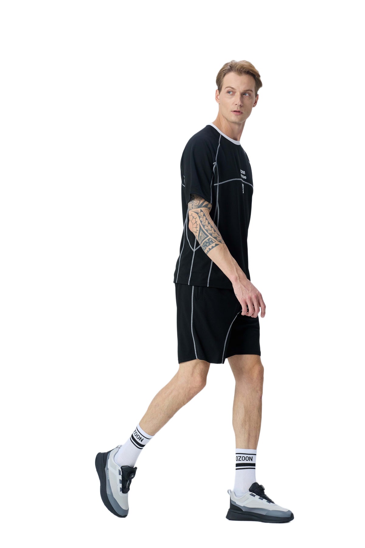 CLASSIC SPORTS T-SHIRT SET BLACK 12