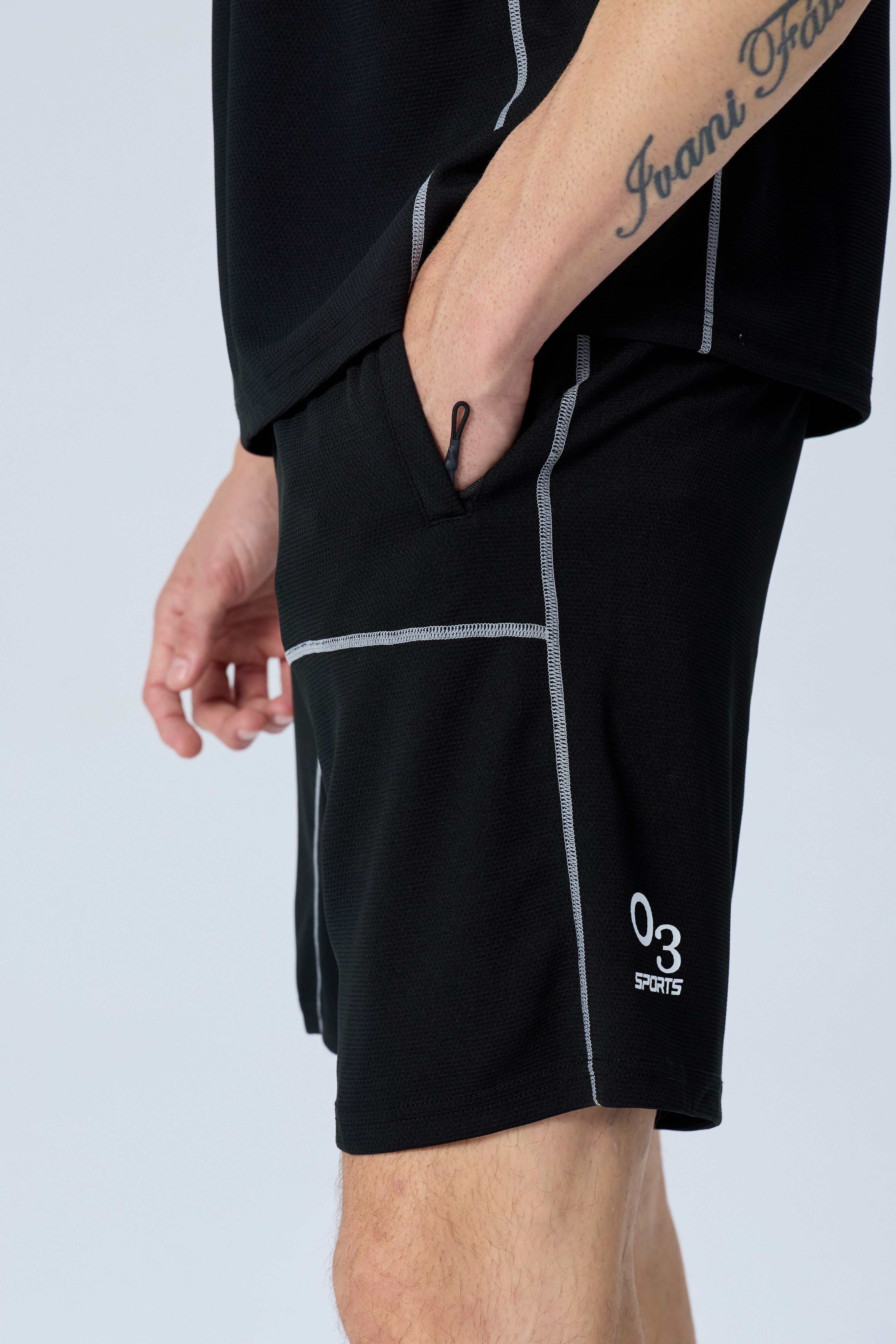 CLASSIC SPORTS T-SHIRT SET BLACK 14