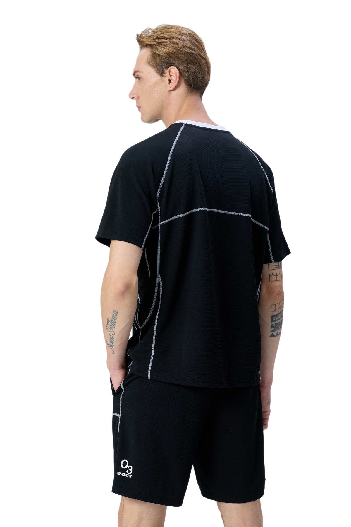CLASSIC SPORTS T-SHIRT SET BLACK 16