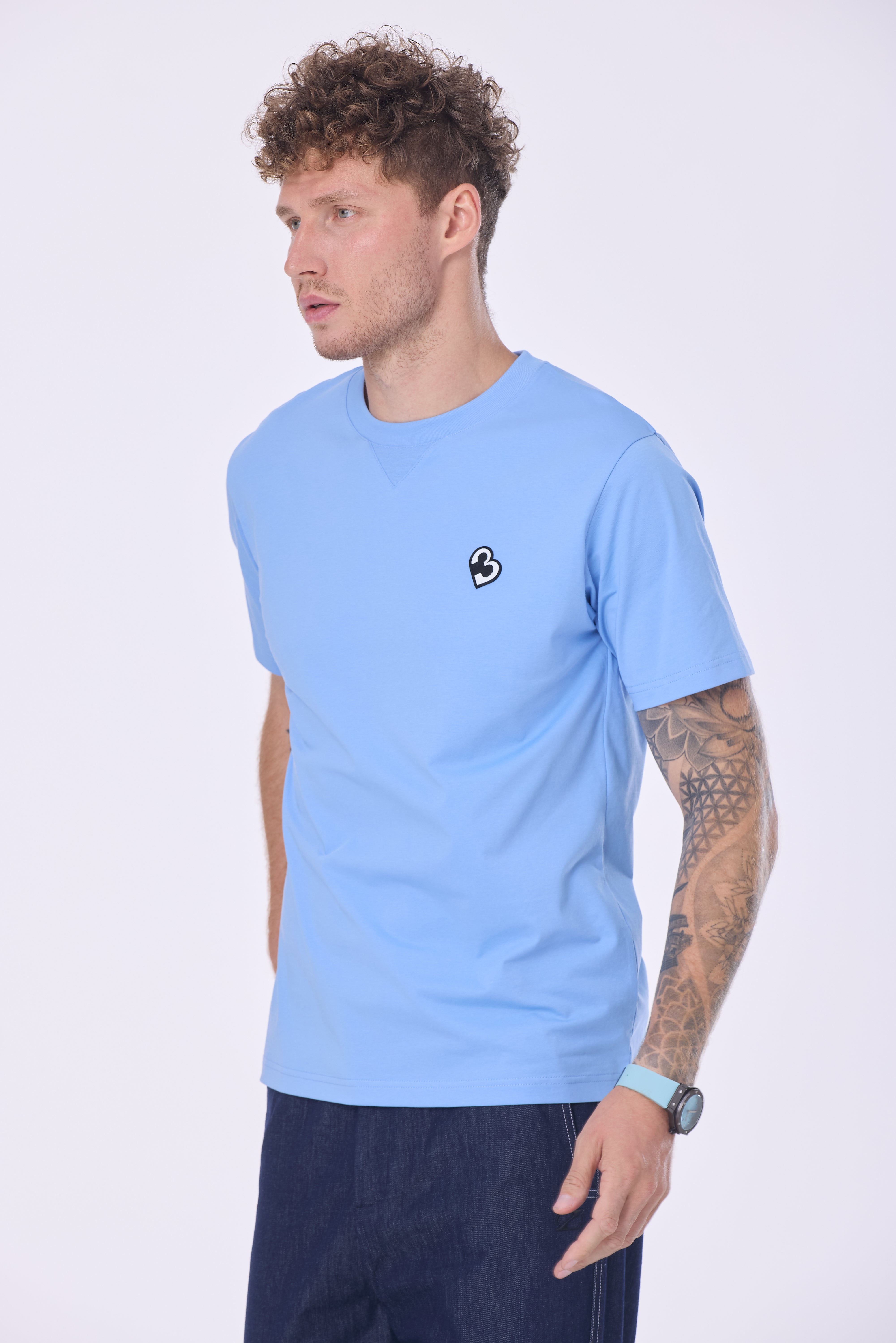 CLASSIC T-SHIRT BLUE L