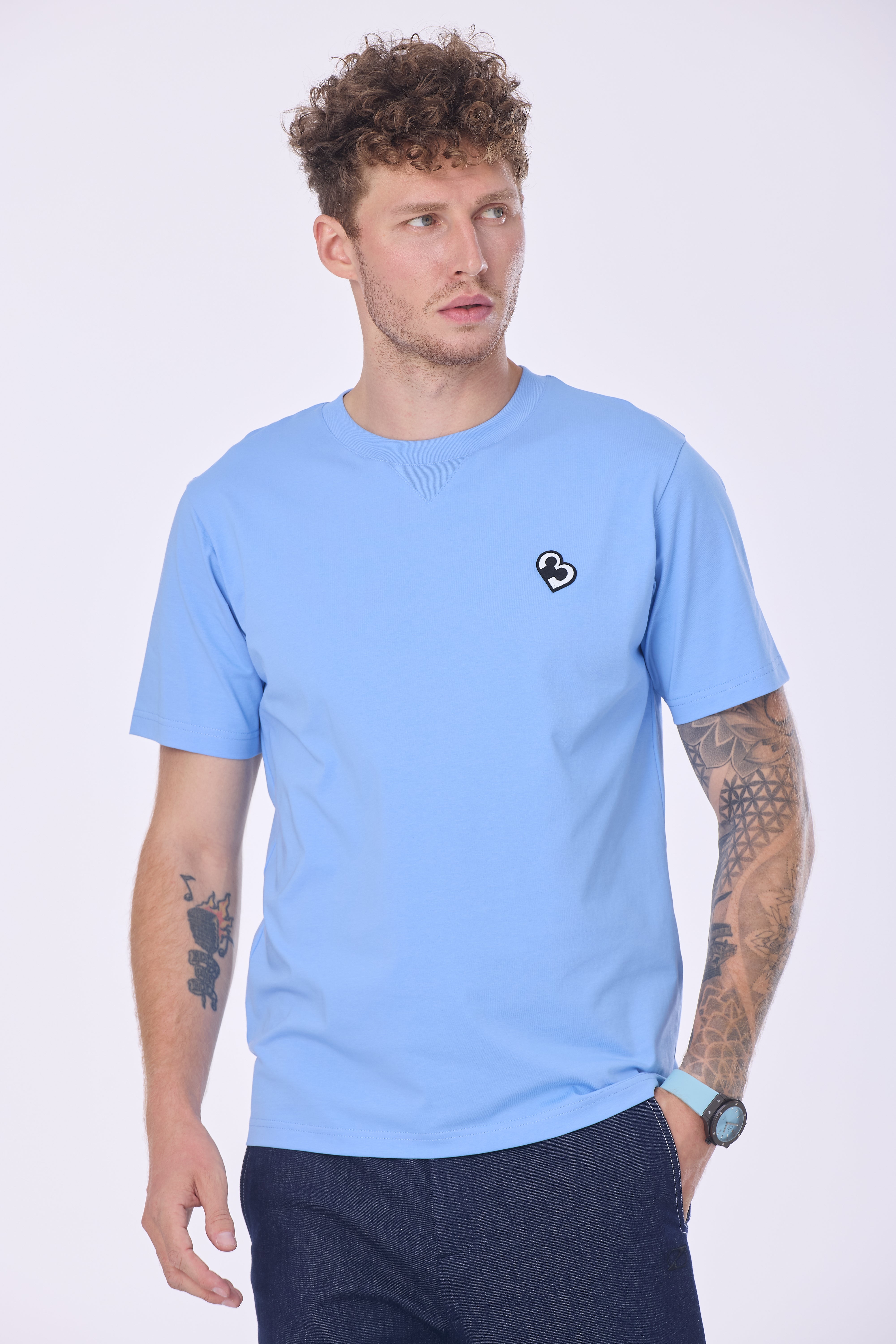 CLASSIC T-SHIRT BLUE XXL