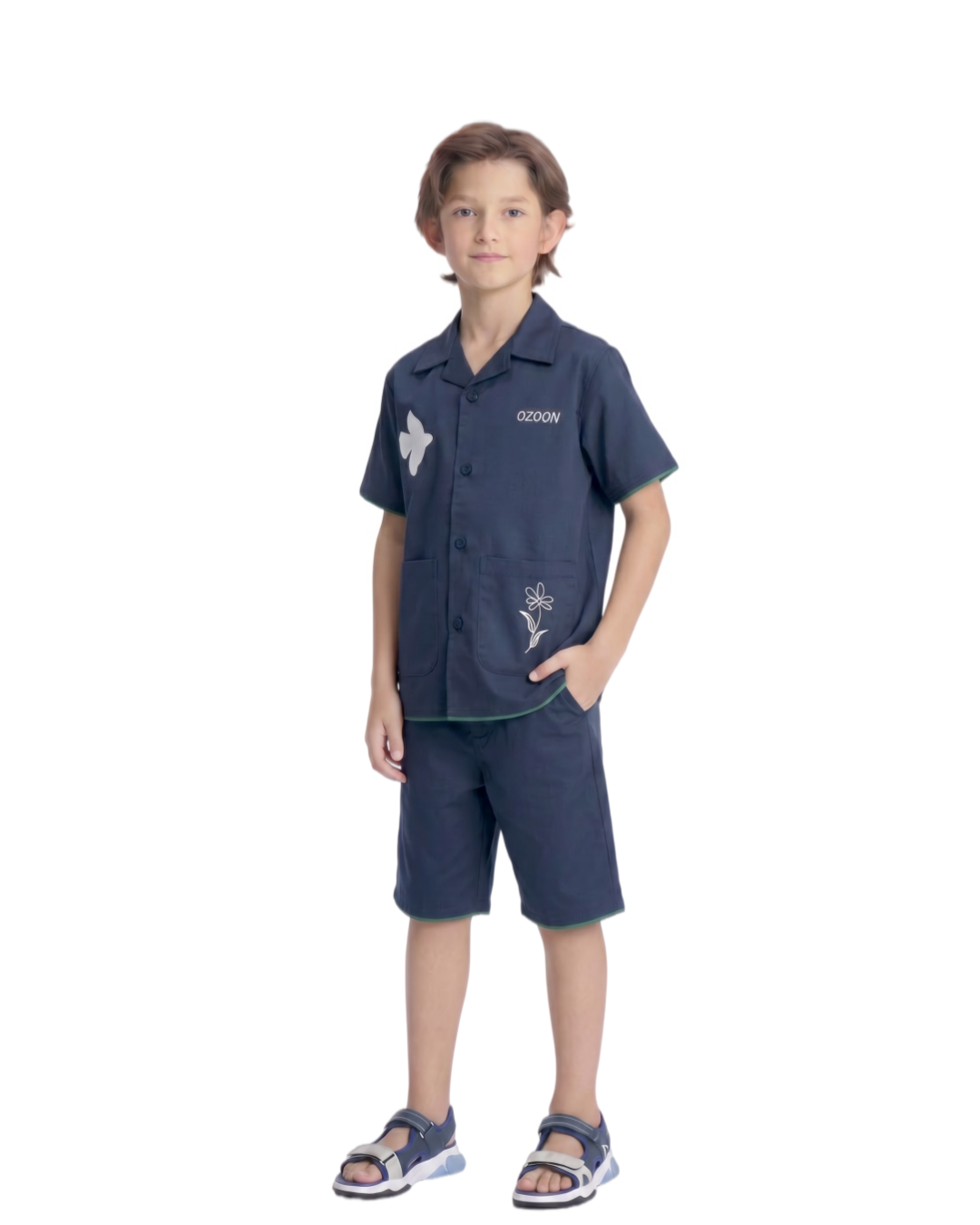 Kid's t-shirt set navy 5