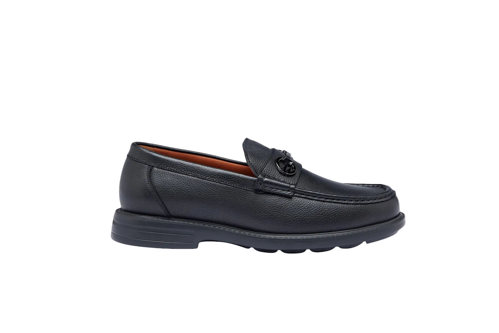 K0811451 Black leather shoes 1