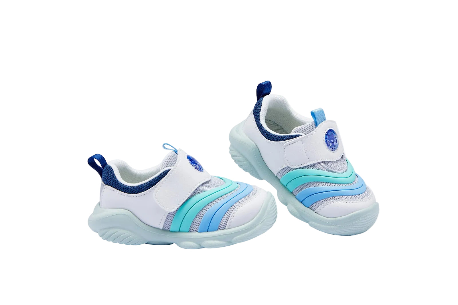 H61H237K Grey Blue baby shoes 1