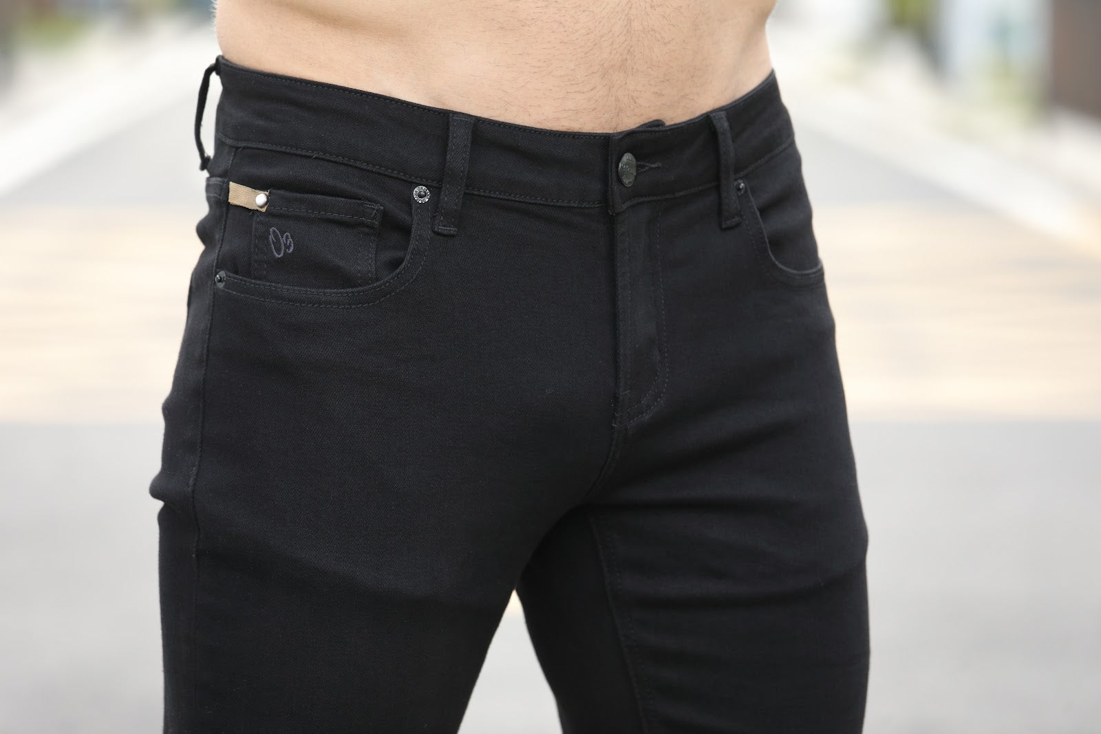 Slim jeans black 10
