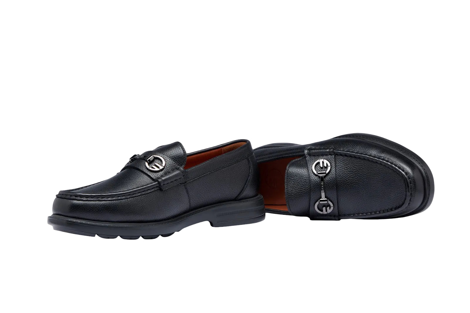 K0811451 Black leather shoes 3