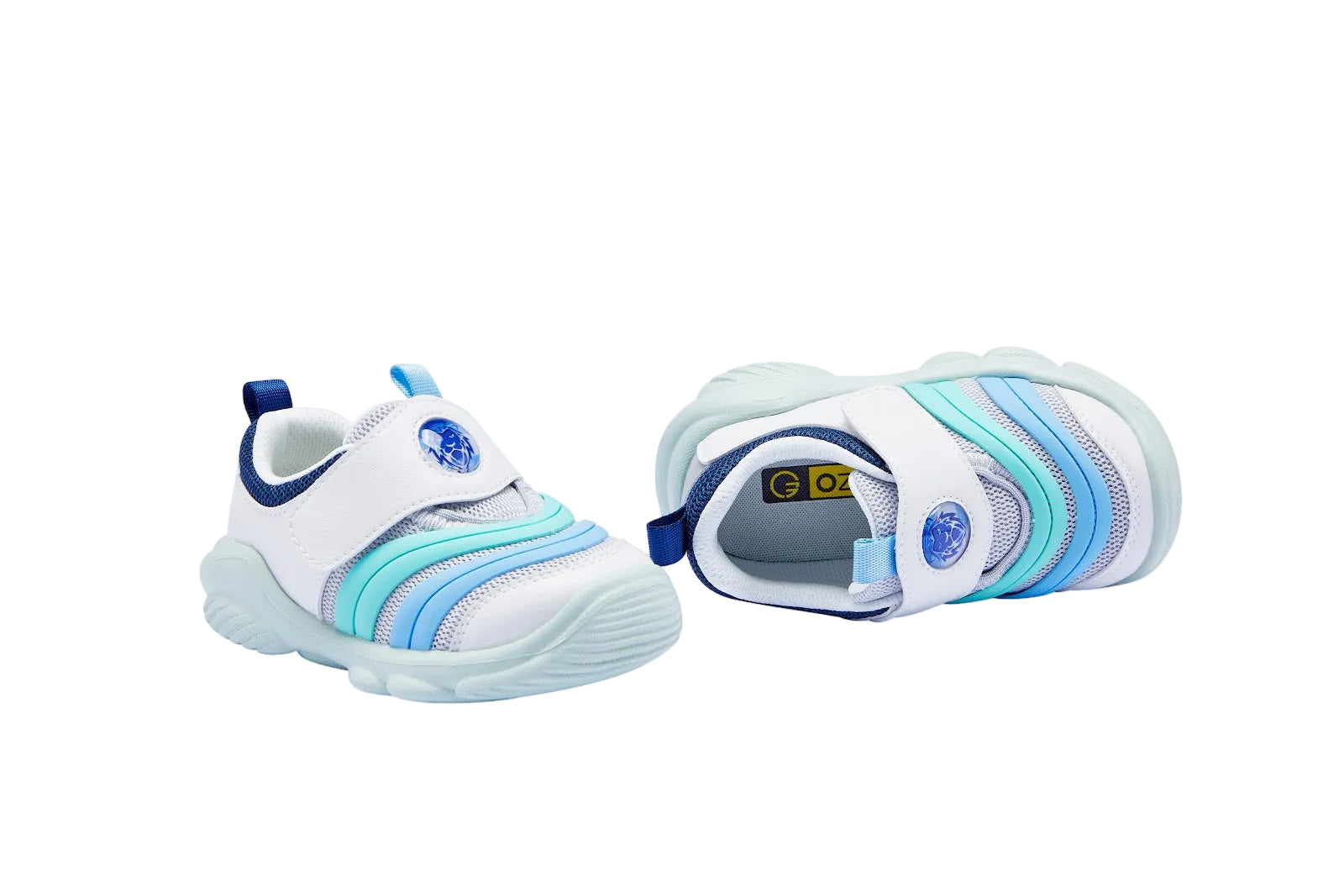H61H237K Grey Blue baby shoes 4