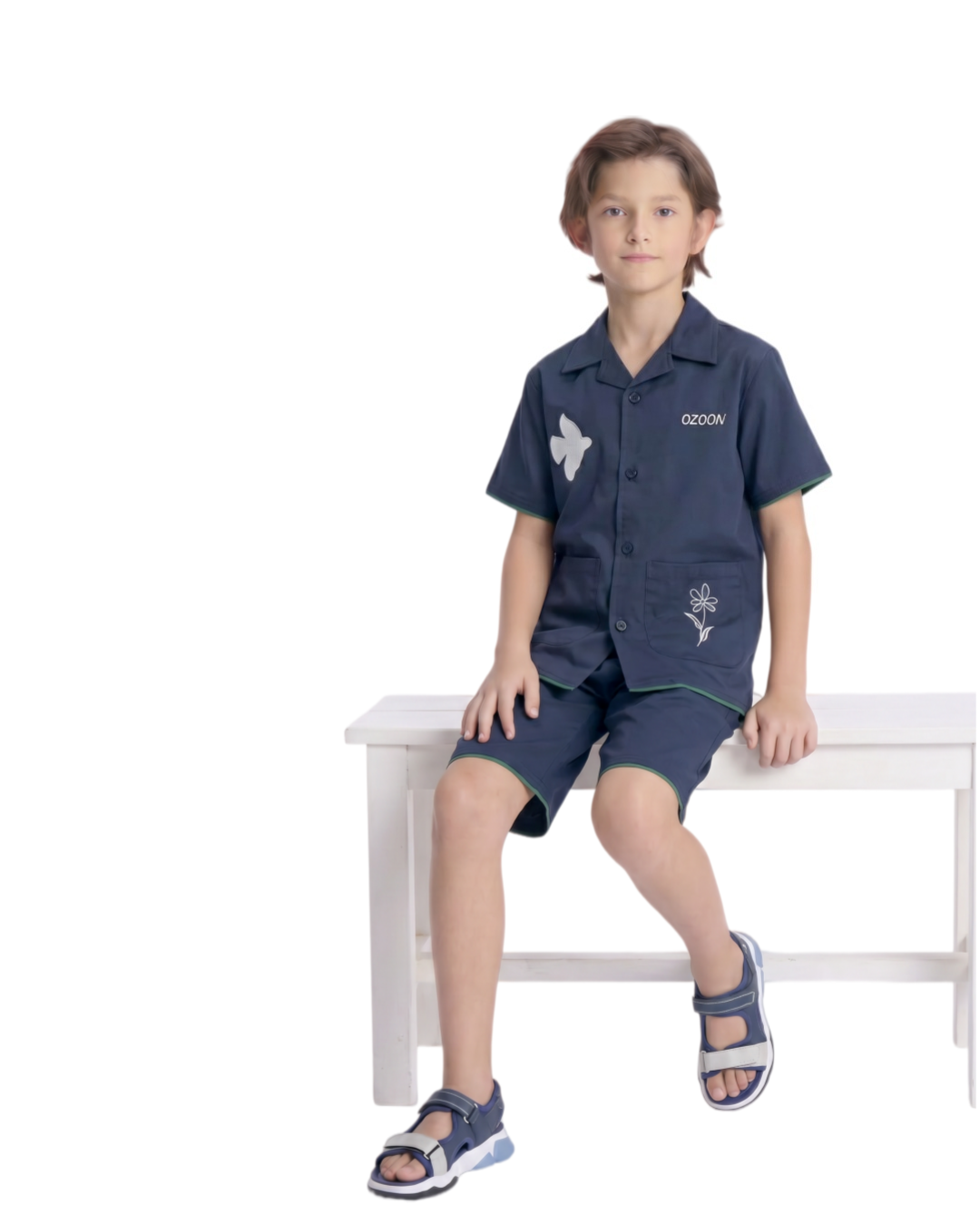 Kid's t-shirt set navy 4