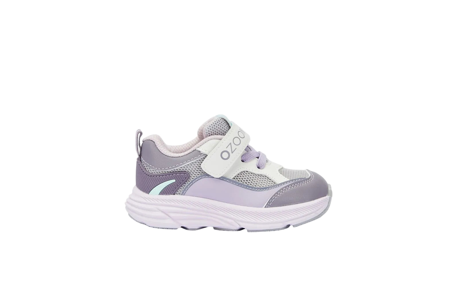 H61H208S White Purple baby shoes