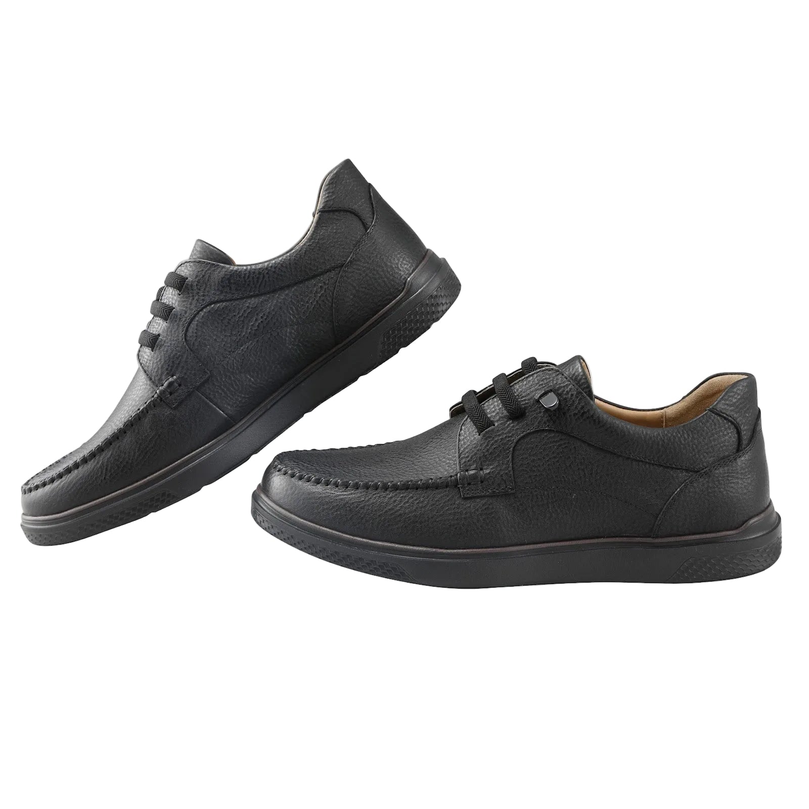 JM57 Black leather shoes