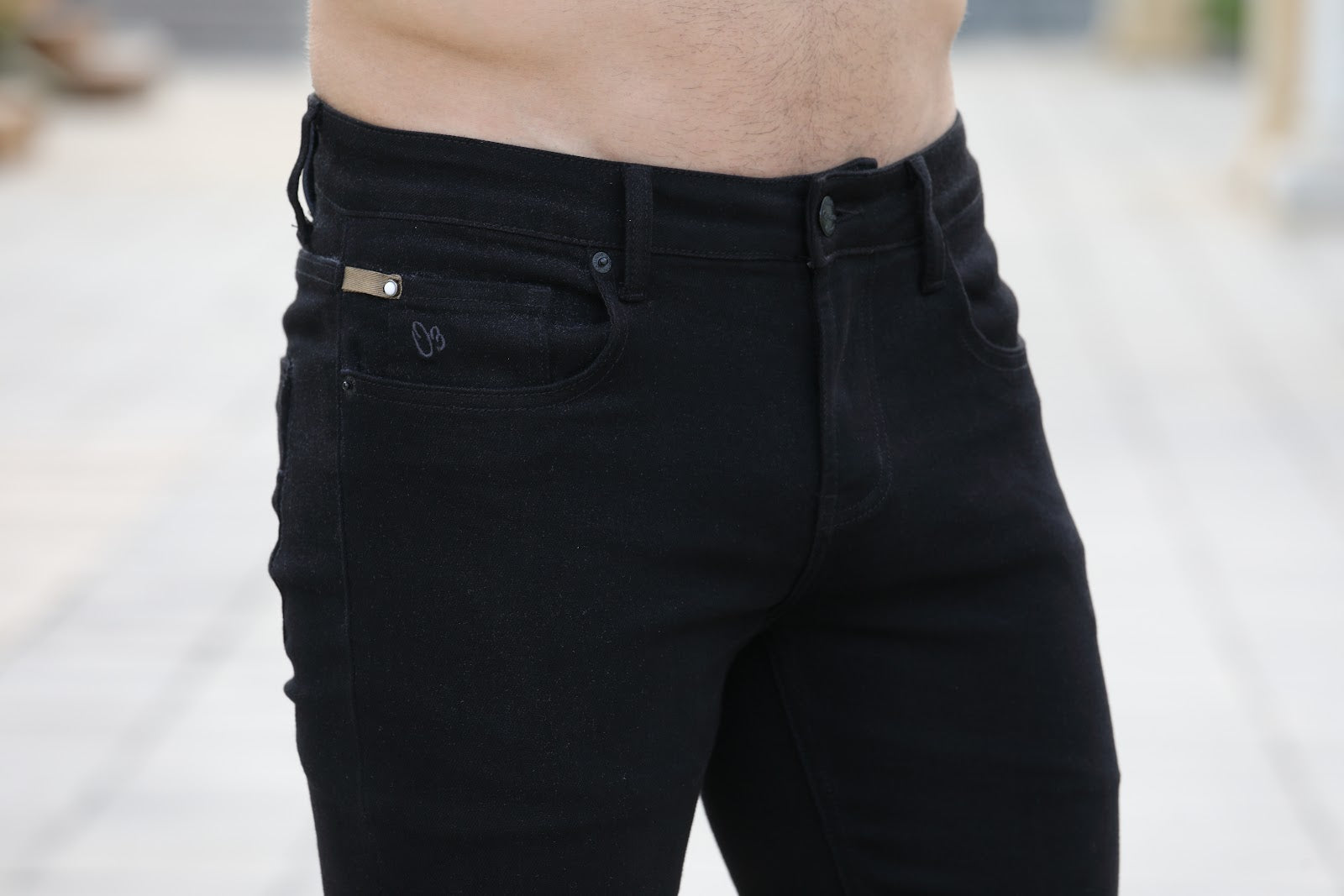 Skinny jeans black 1