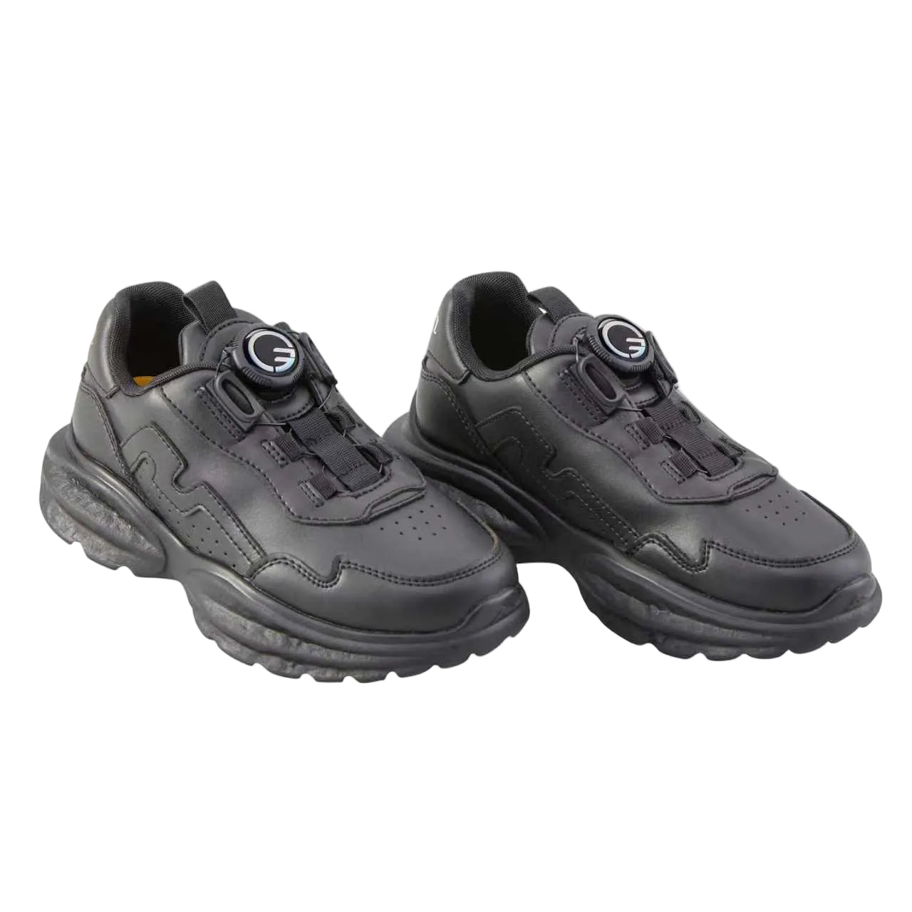 Q41H282L Black kid's shoes 1
