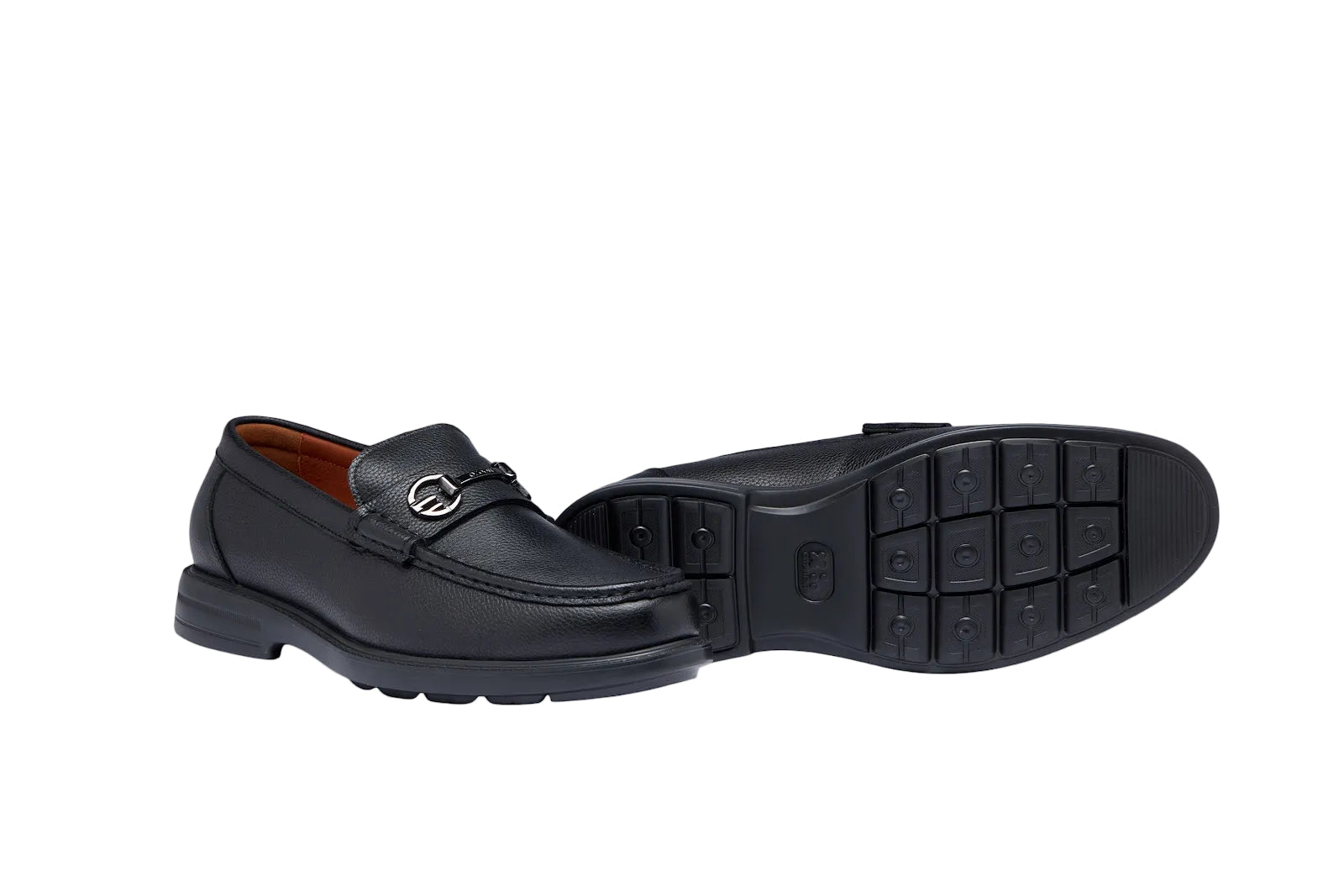 K0811451 Black leather shoes 2
