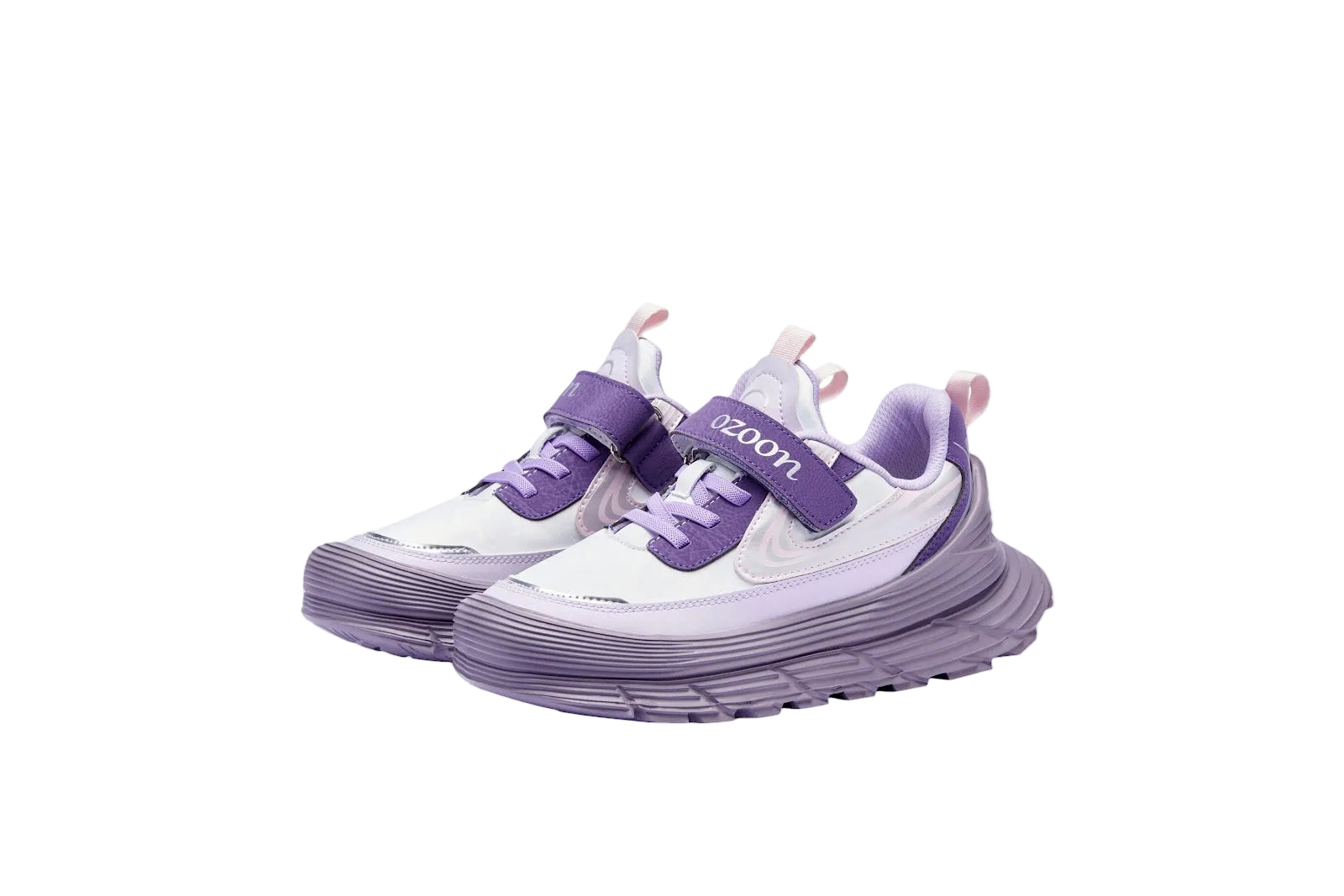 H53H009L Pink Purple kid's shoes 1