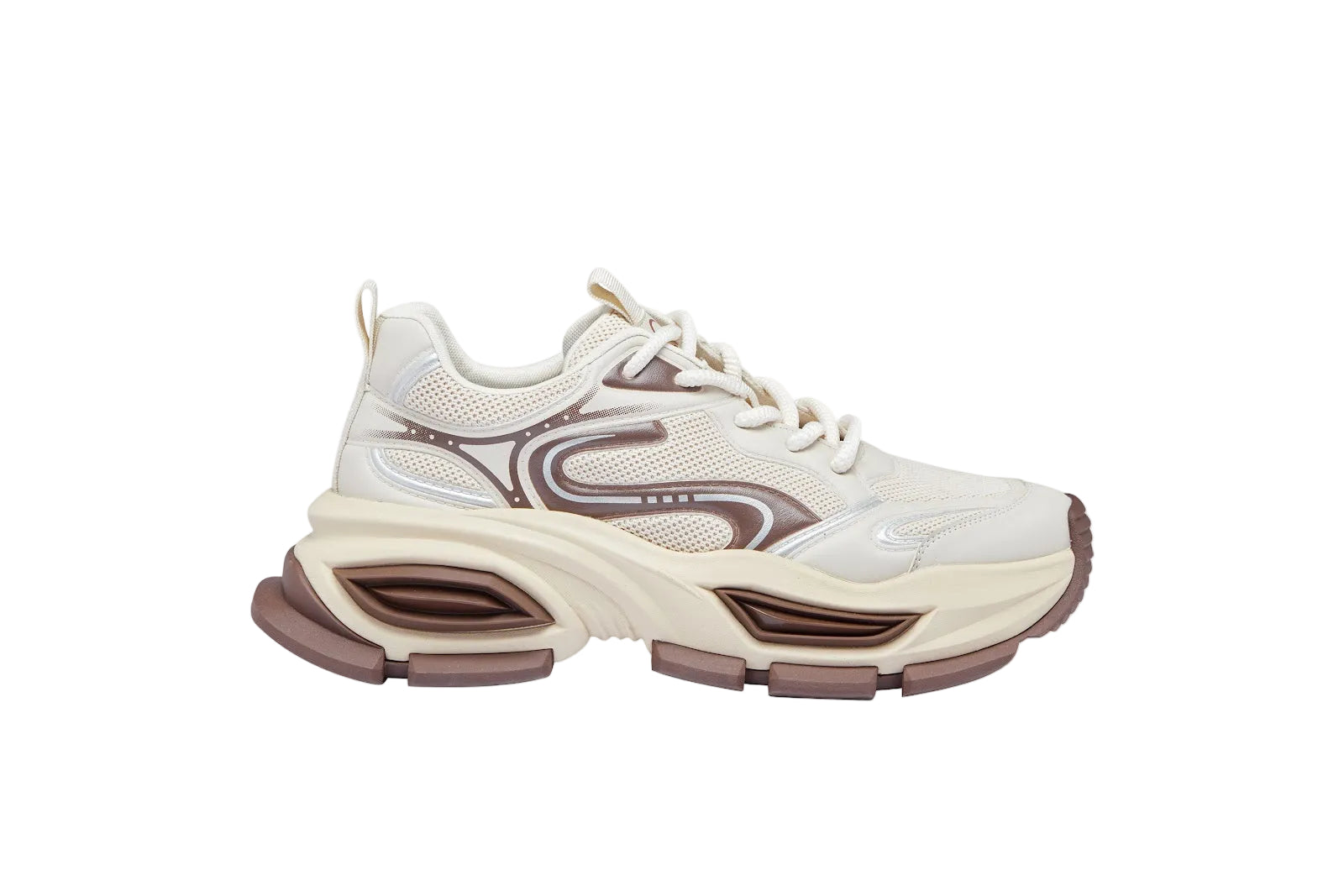 YY823 Beige sport shoes detail