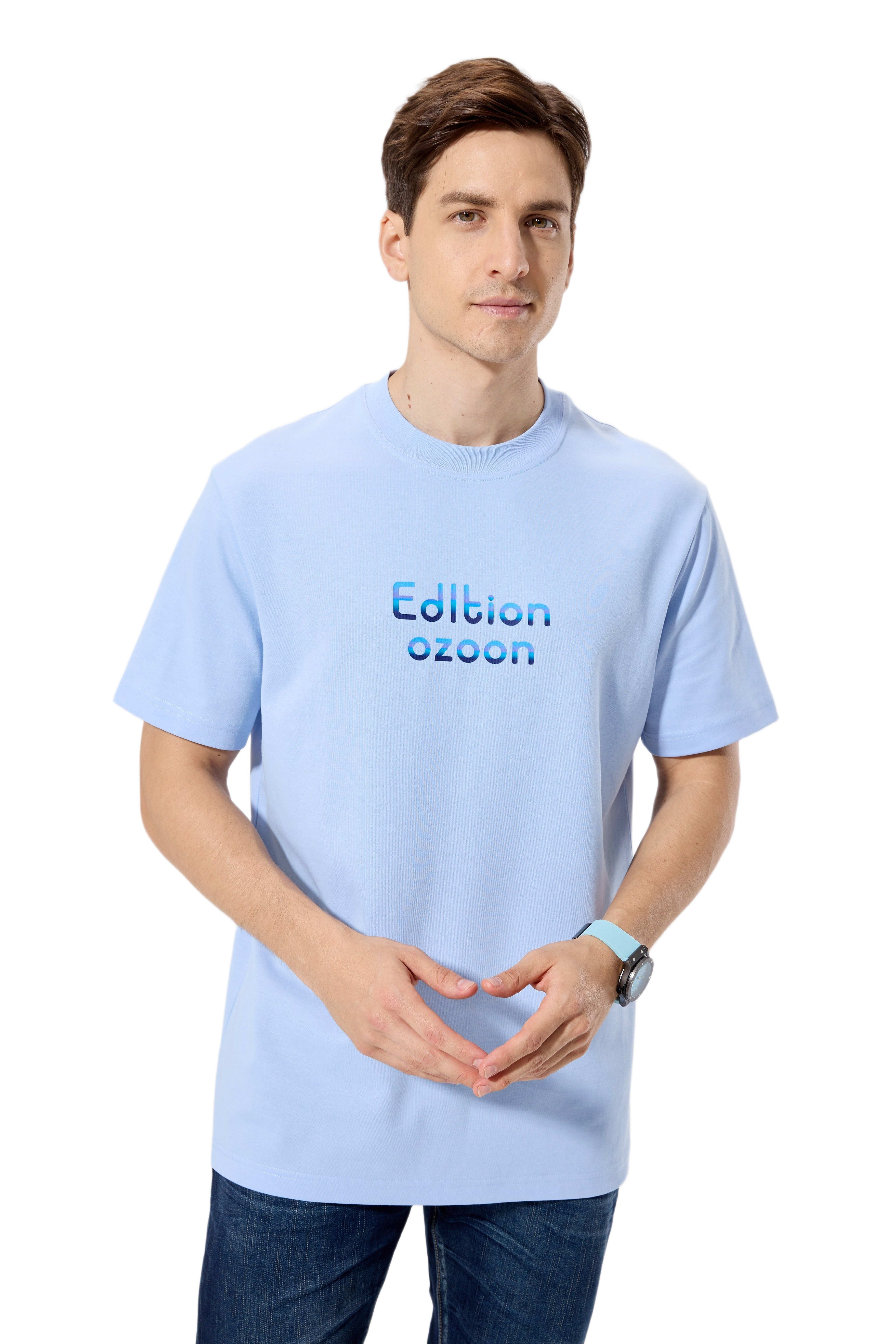 MEN'S T-SHIRT L.BLUE L