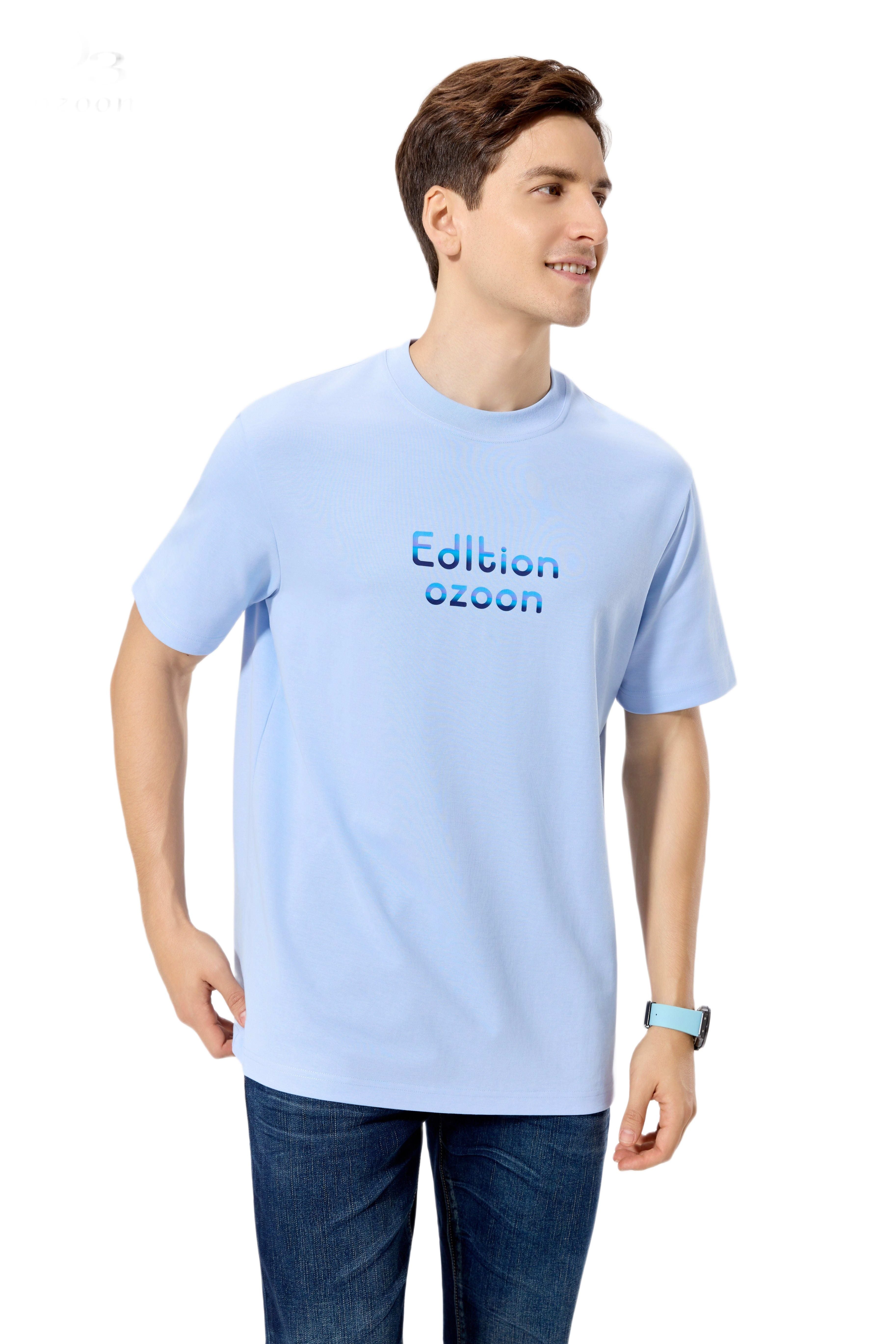 MEN'S T-SHIRT L.BLUE XL