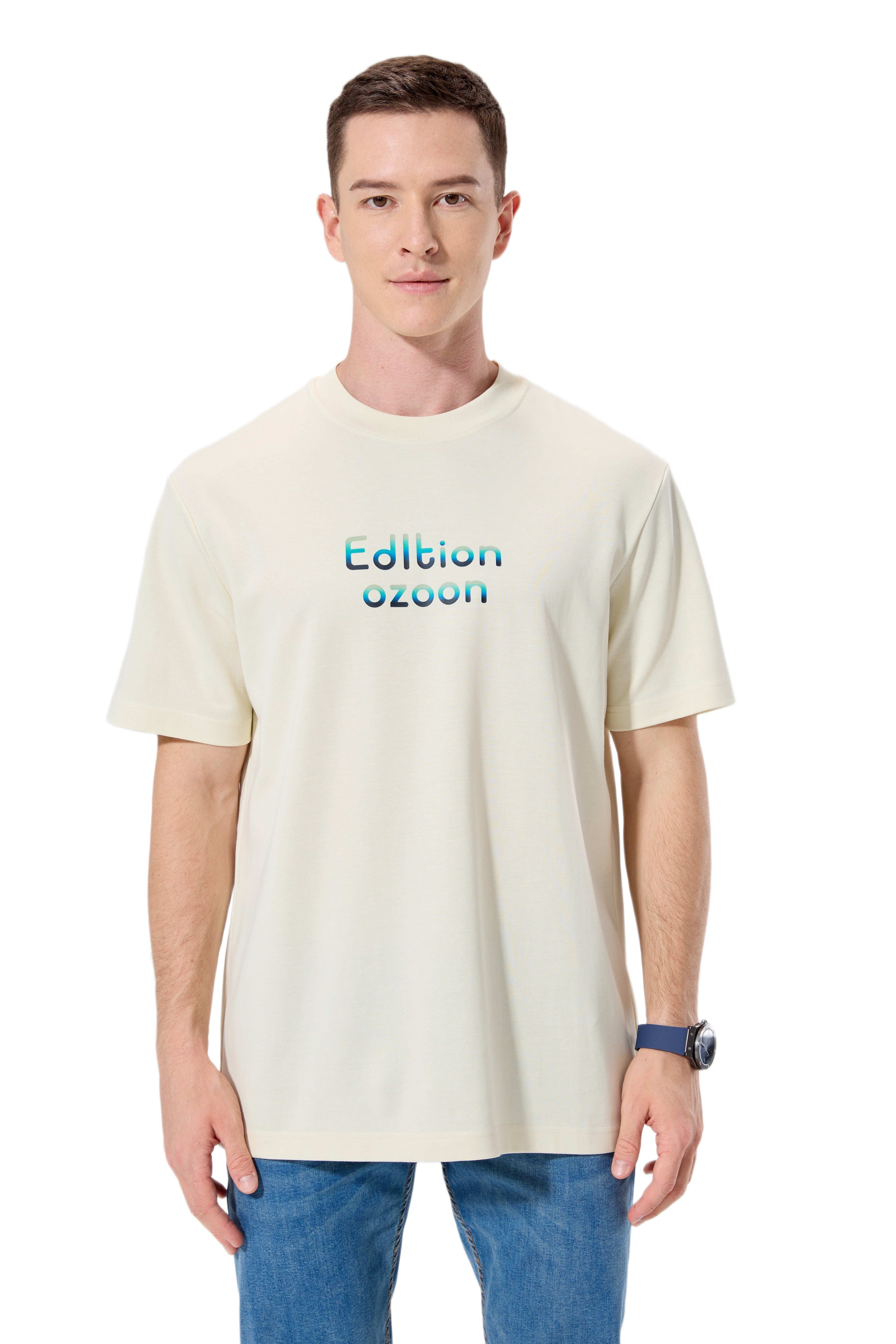 MEN'S T-SHIRT L.YELLOW S