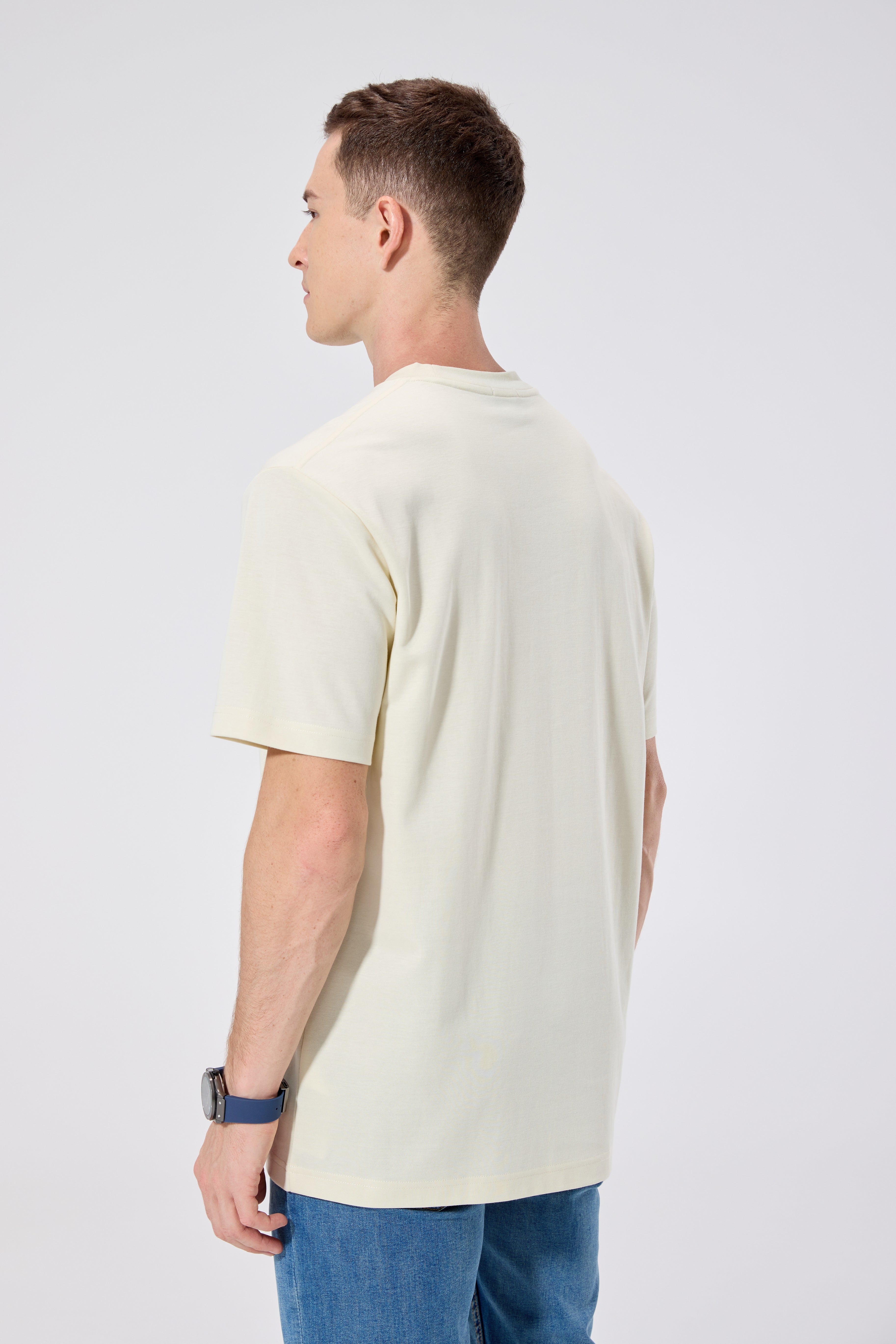 MEN'S T-SHIRT L.YELLOW XXL