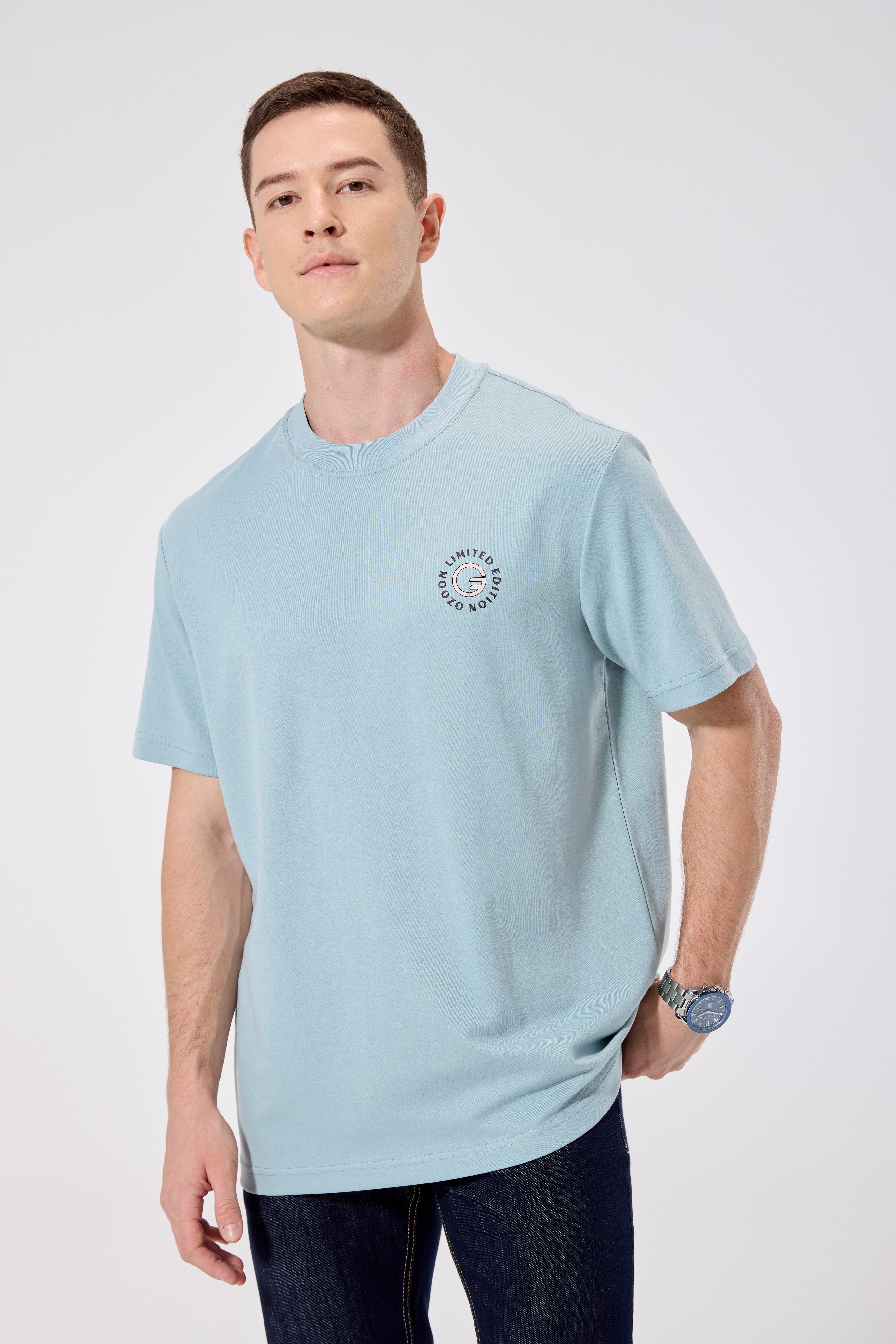 MEN'S T-SHIRT G.BLUE L