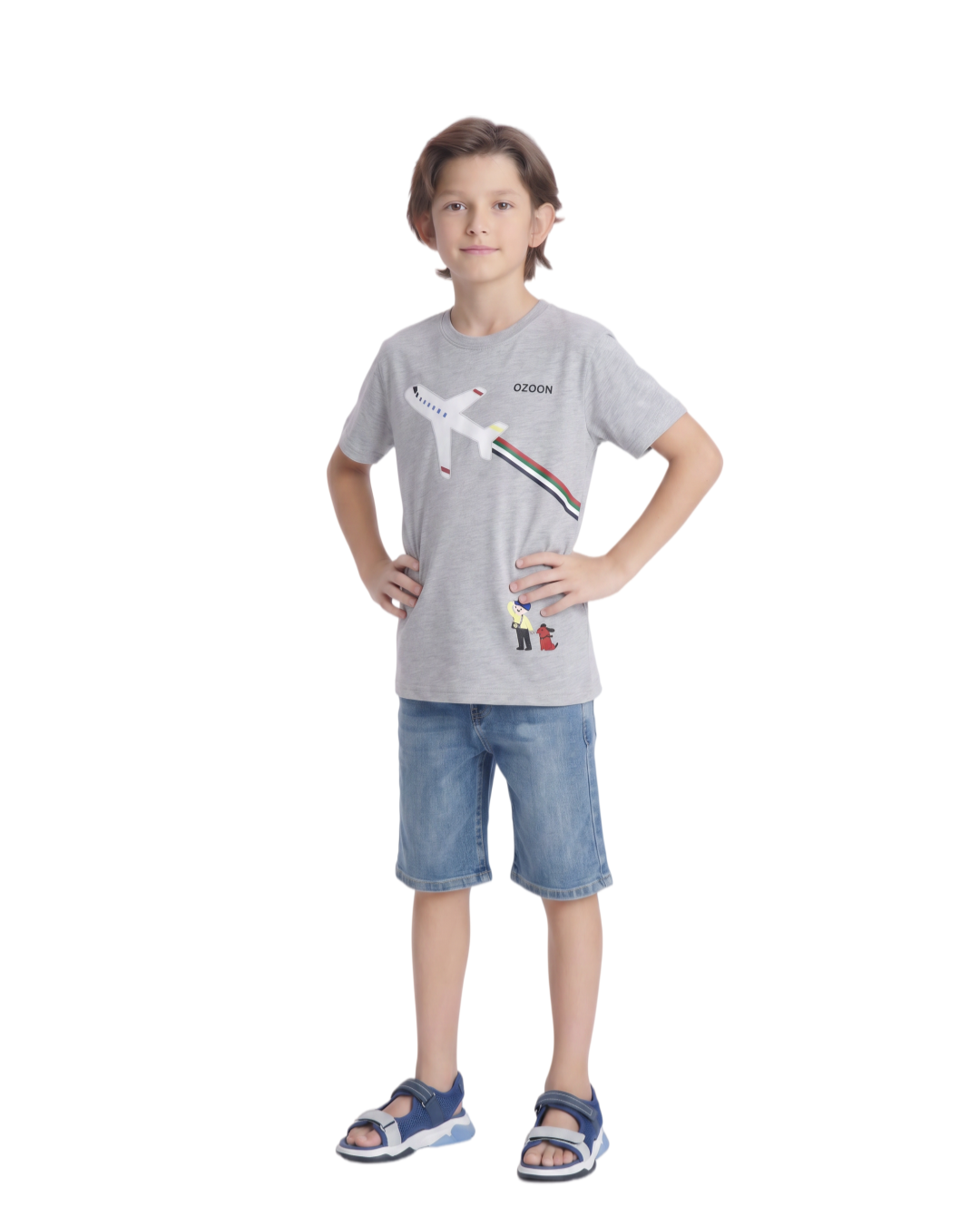 KID'S T-SHIRT - GREY - view 2