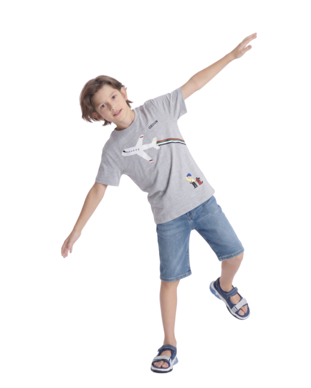 KID'S T-SHIRT - GREY - view 6