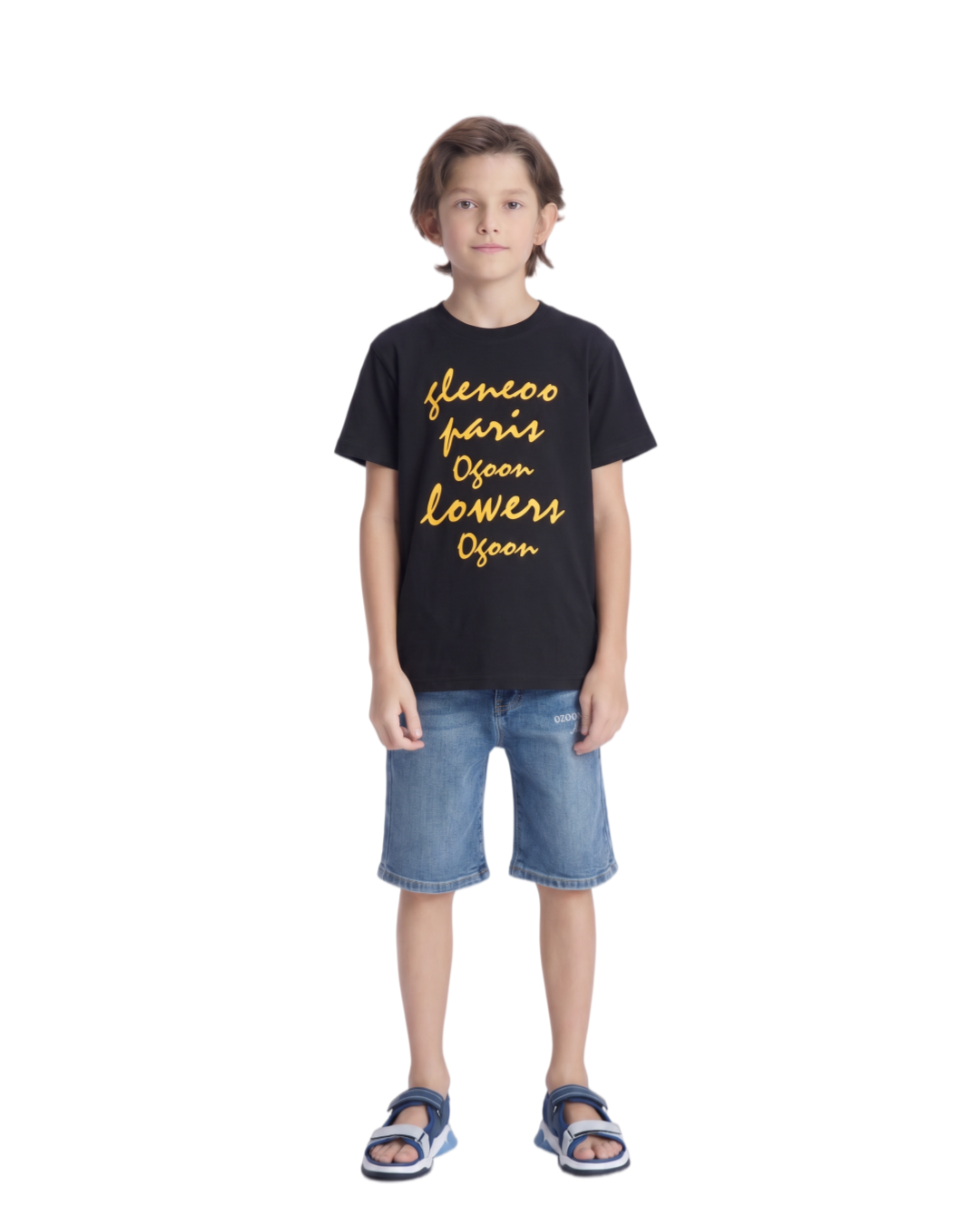 KID'S T-SHIRT BLACK 01