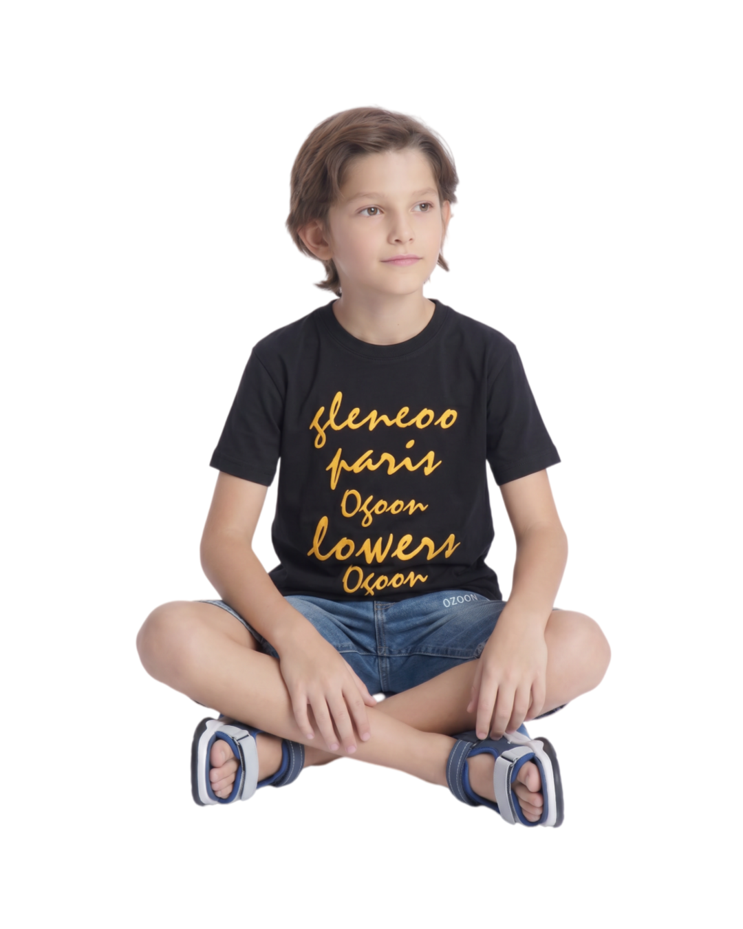 KID'S T-SHIRT BLACK 02