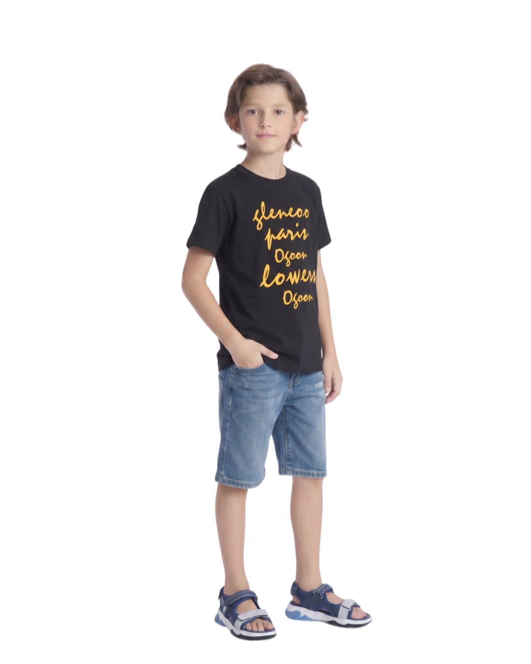 KID'S T-SHIRT BLACK 03