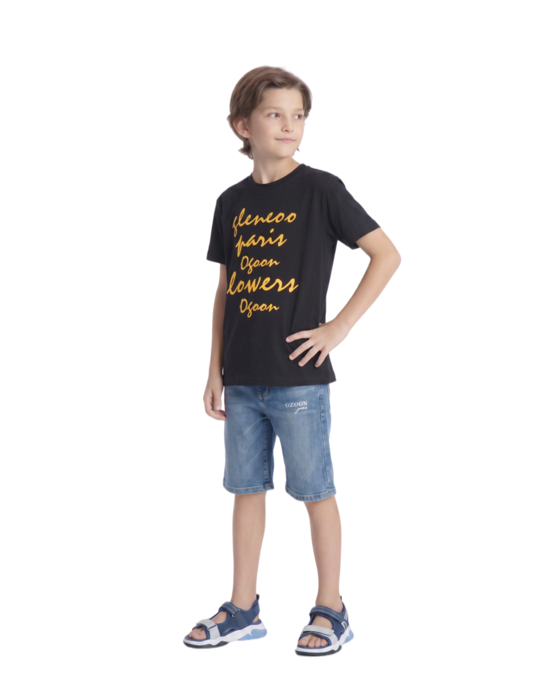 KID'S T-SHIRT BLACK 04
