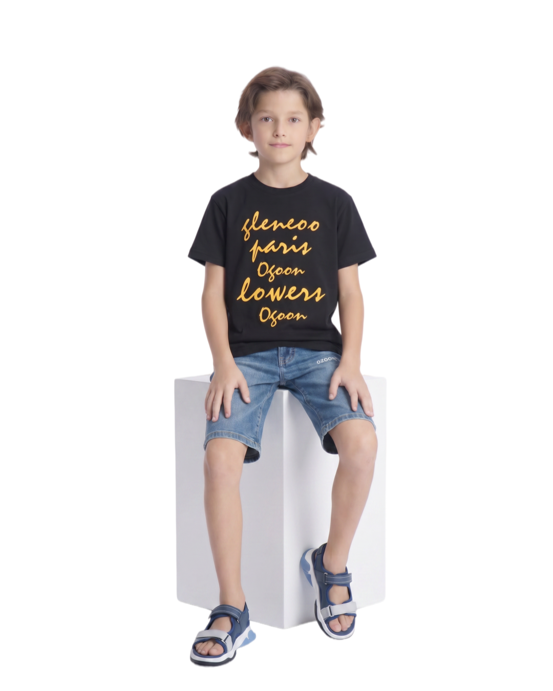 KID'S T-SHIRT BLACK 05