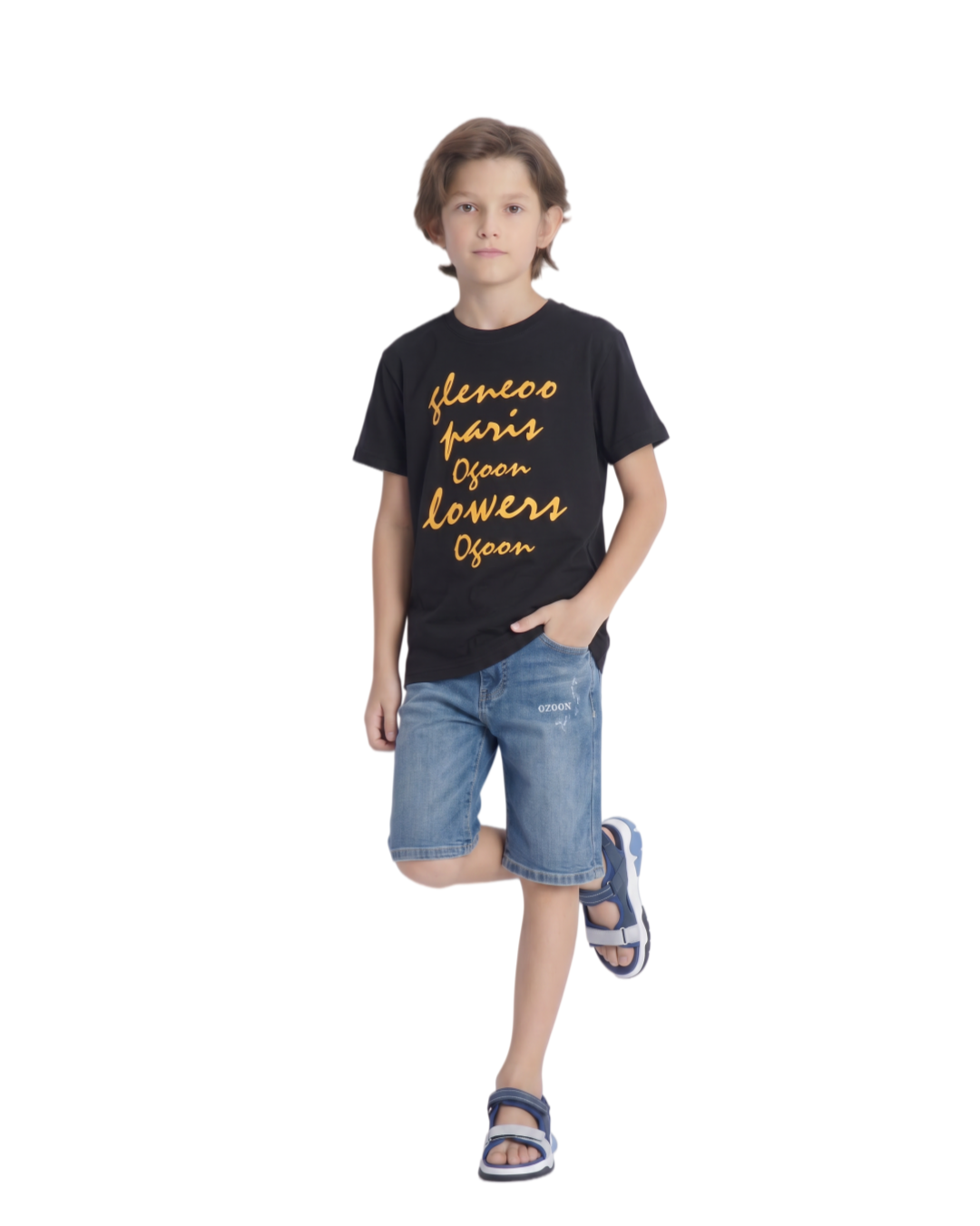 KID'S T-SHIRT BLACK 06