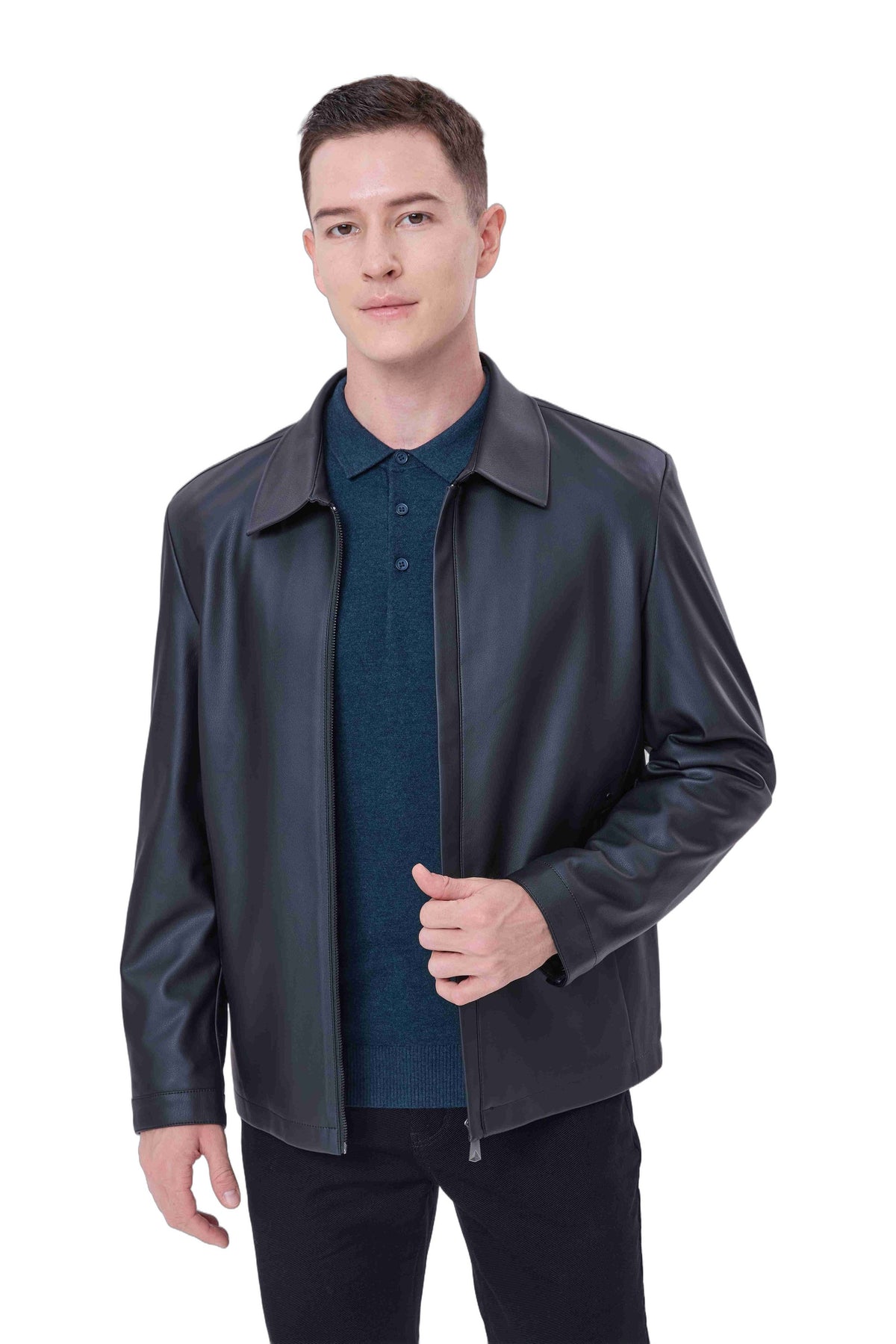 M PU LEATHER JACKET 99501 -1
