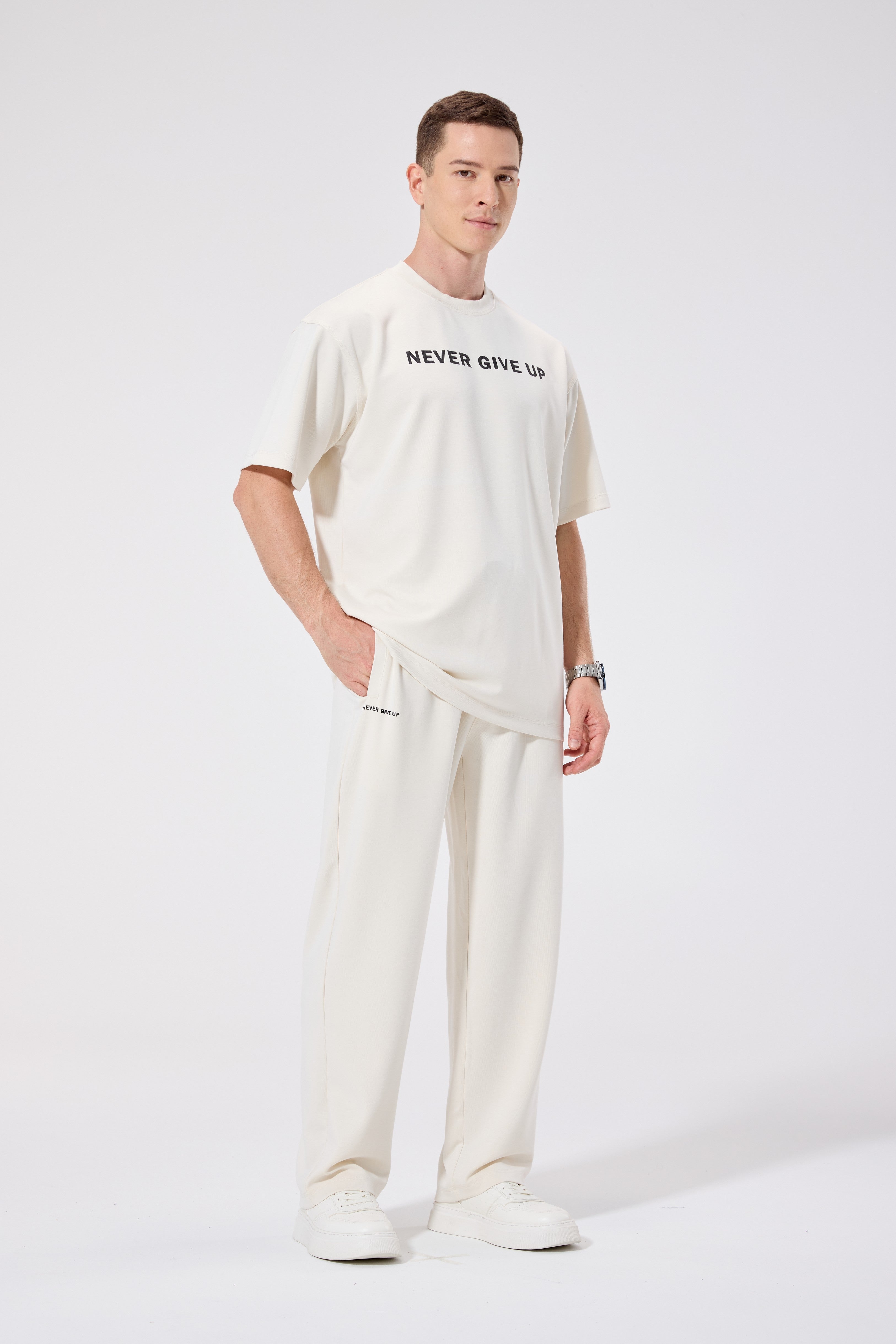 OVERSIZE T-SHIRT SET BEIGE 03