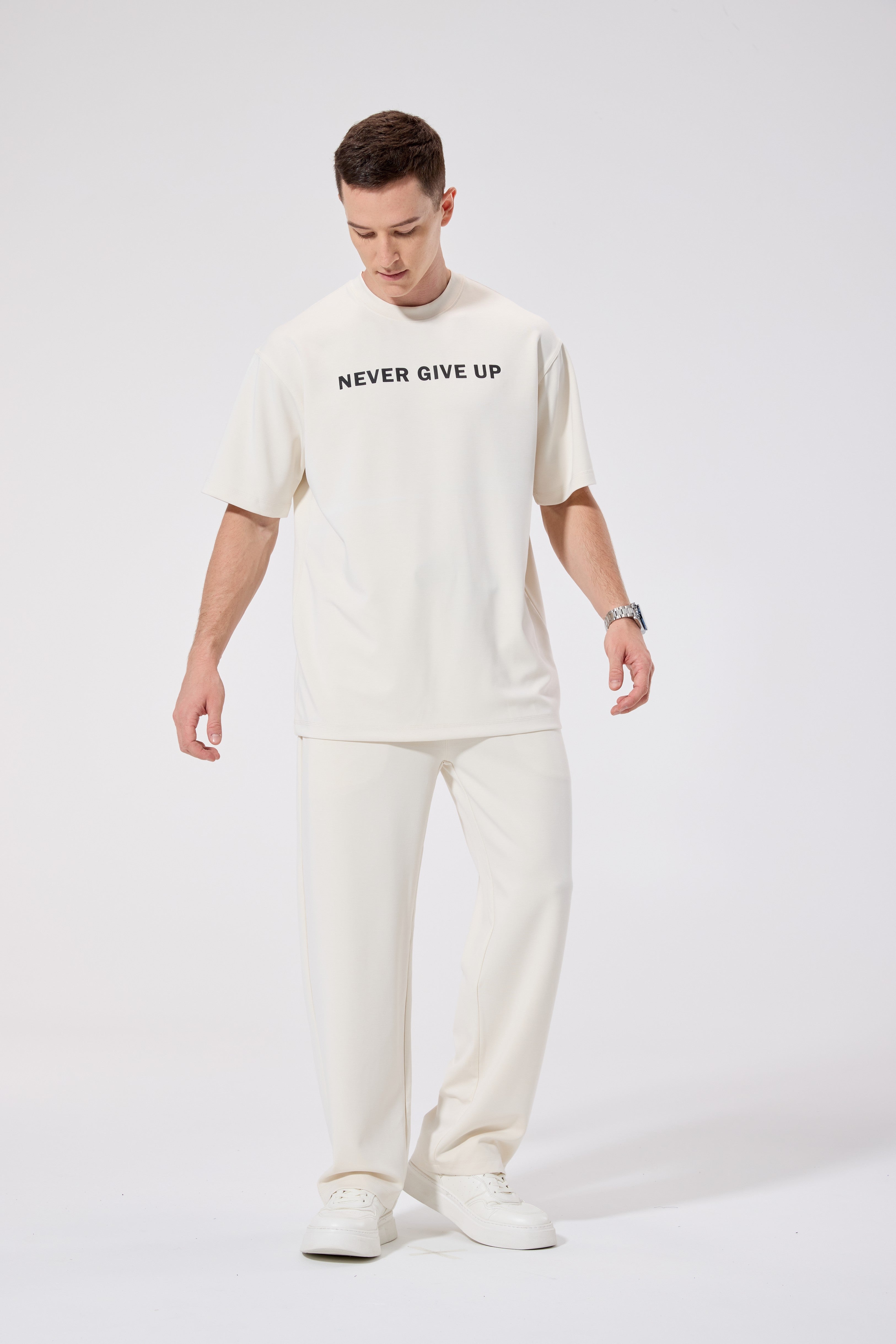 OVERSIZE T-SHIRT SET BEIGE 04