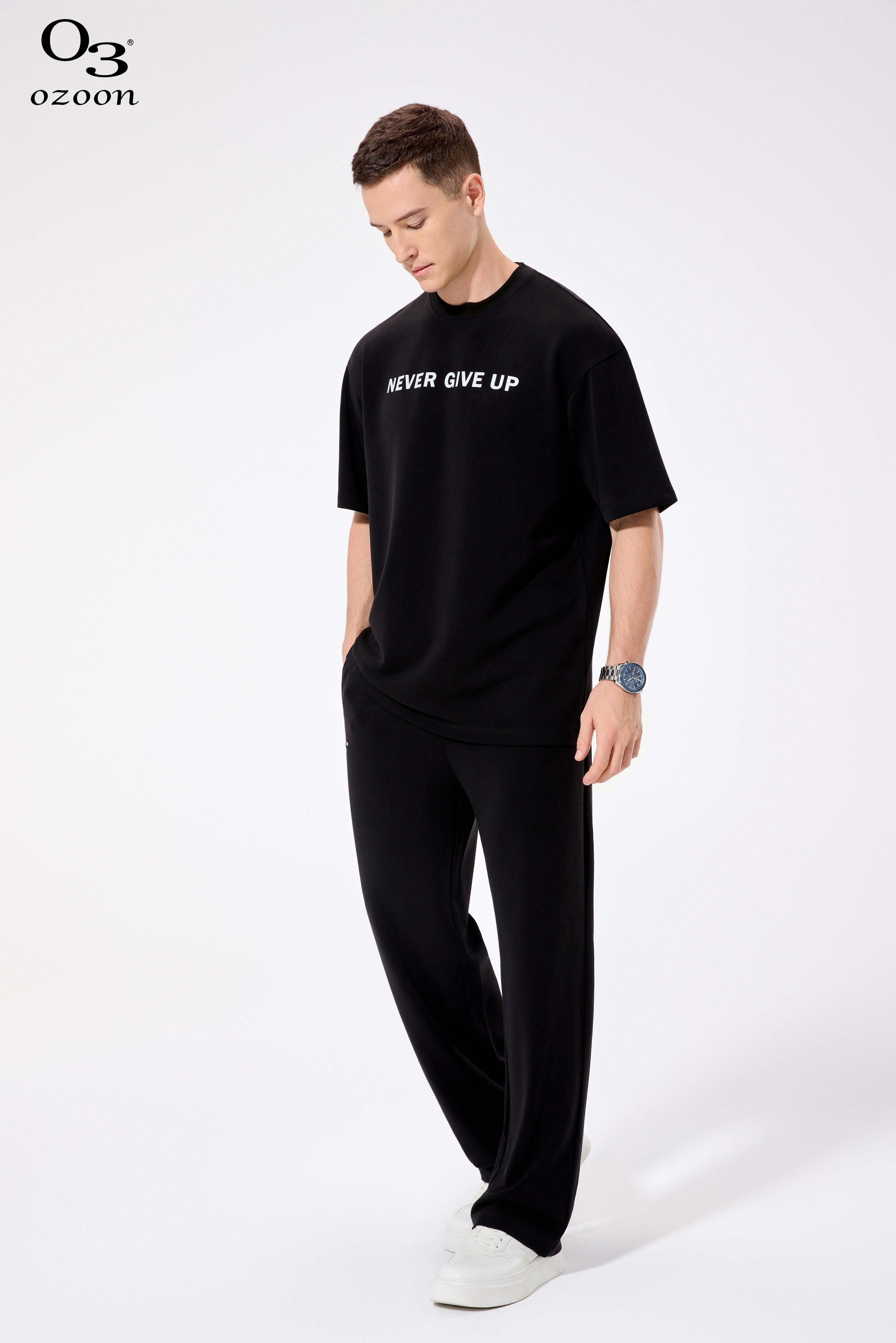 OVERSIZE T-SHIRT SET BLACK 01