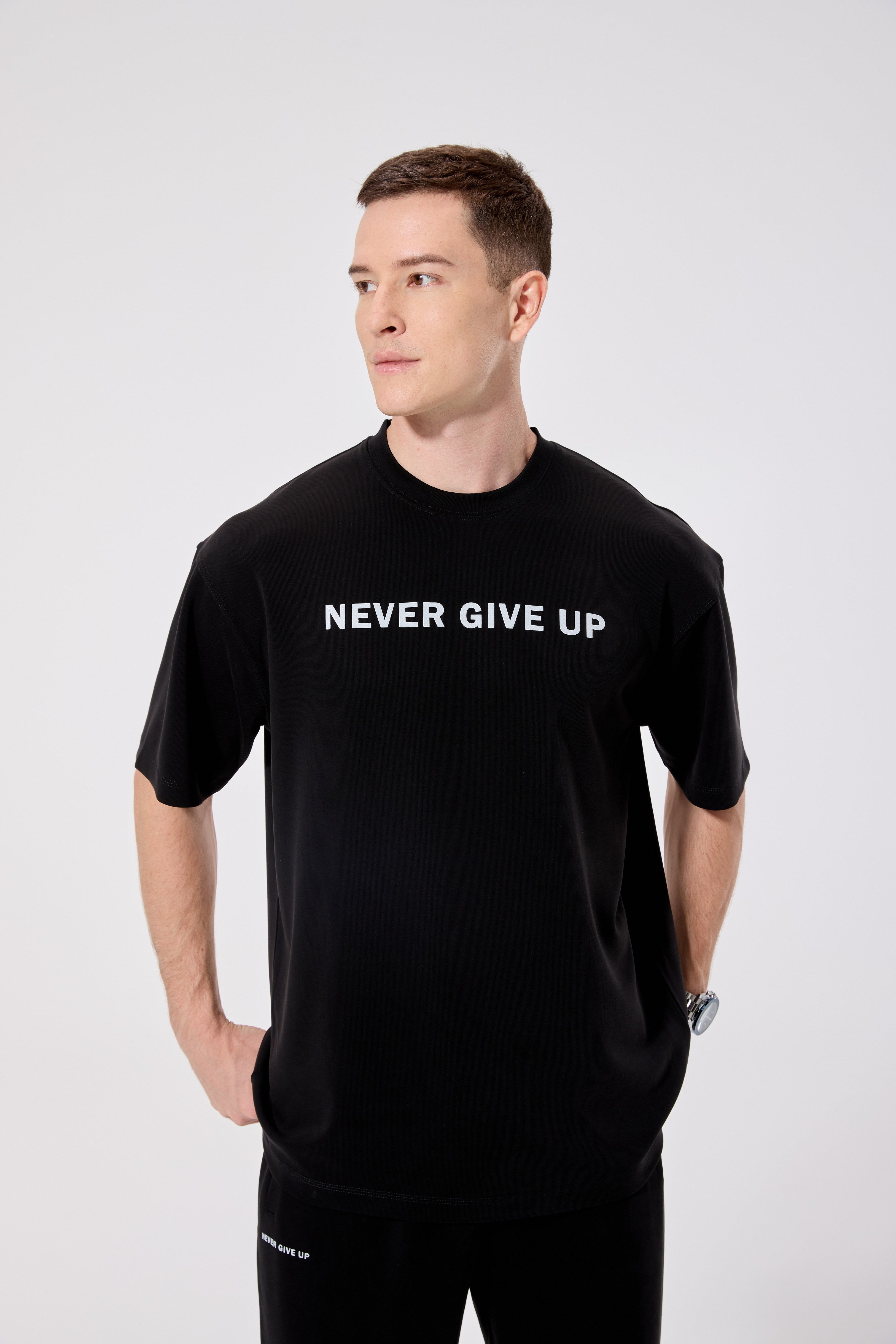 OVERSIZE T-SHIRT SET BLACK 05