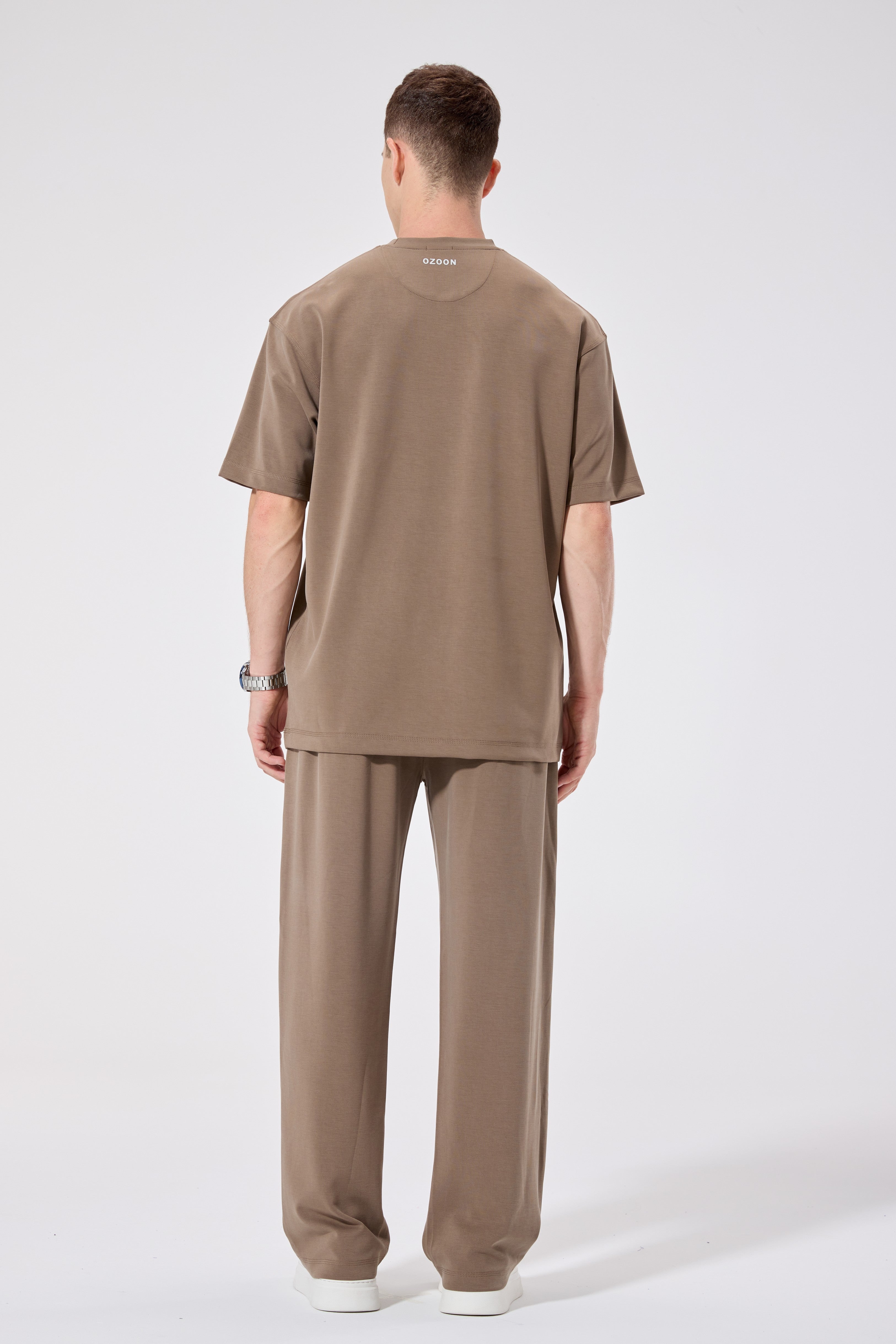 OVERSIZE T-SHIRT SET BROWN 02